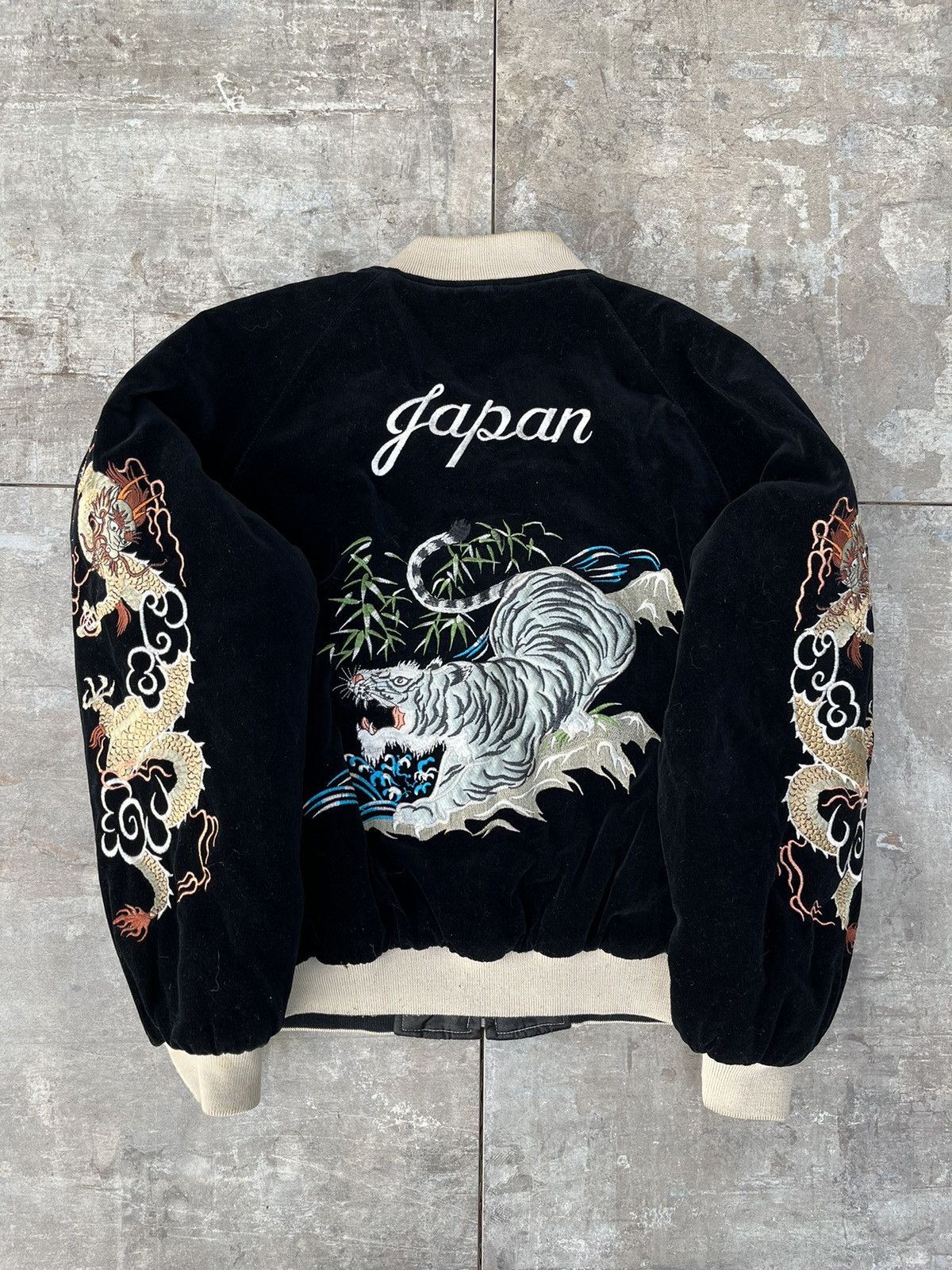 Vintage 80s 90s Reversible Souvenir Sukajan Jacket