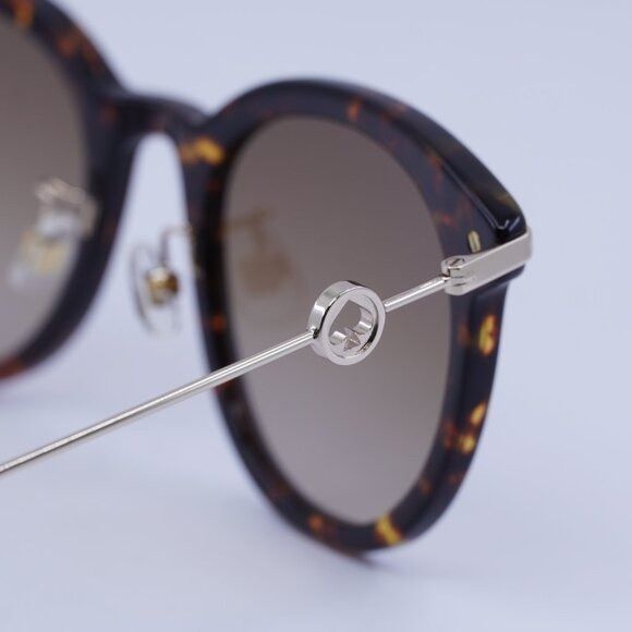 Kate Spade Kate Spade KEESEY/G/S 0086 HA Sunglasses Havana Round Frame Size ONE SIZE - 10 Thumbnail