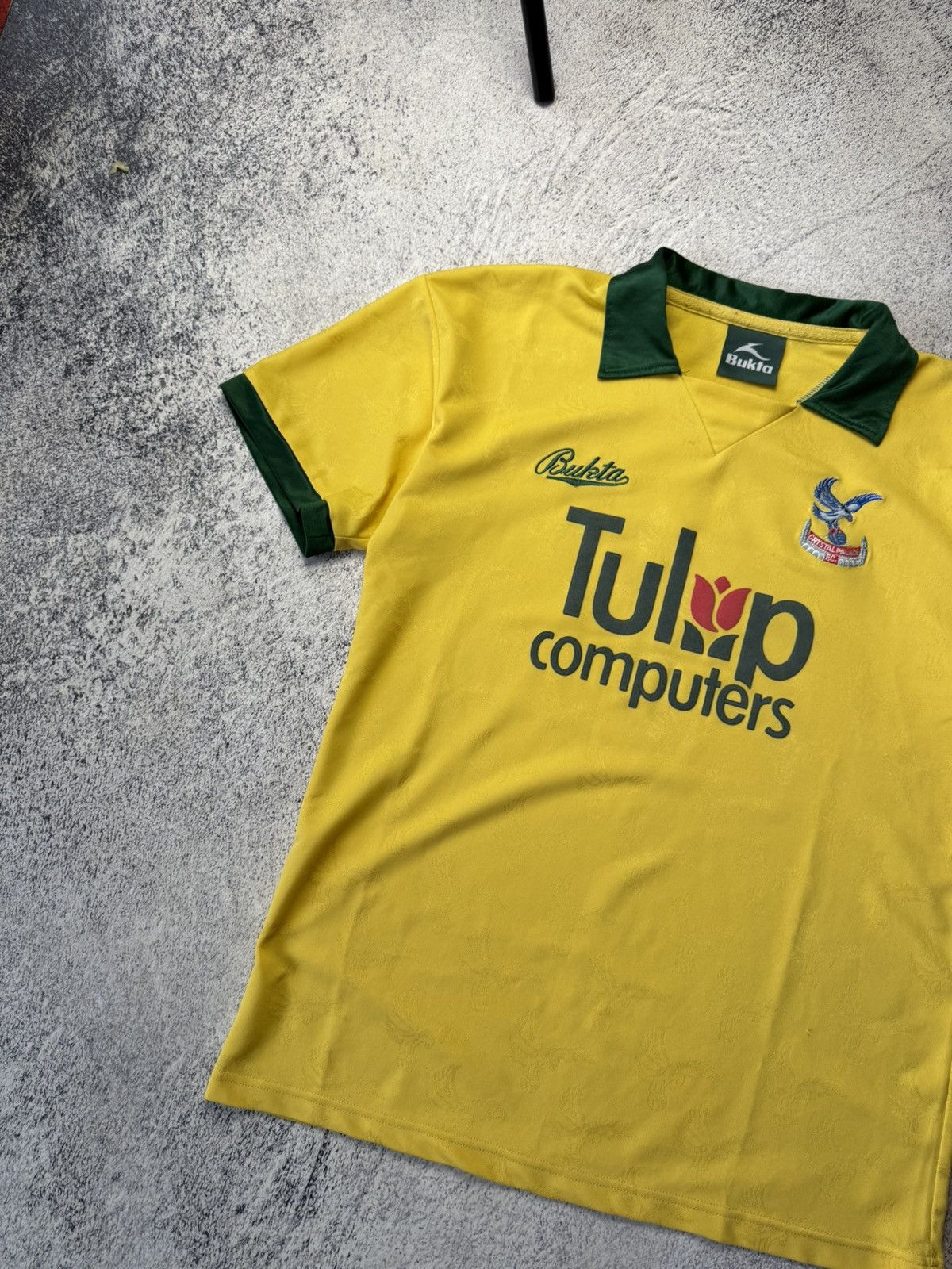 Vintage Crystal Palace Away Football Shirt 1992 Adults Large Bukta Size US M / EU 48-50 / 2 - 2 Thumbnail