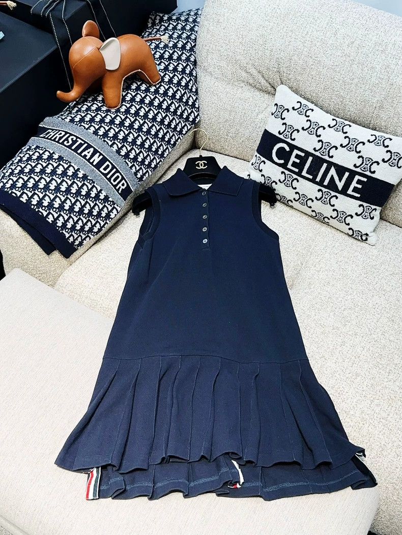 Thom Browne Thom Browne A sleeveless polo collar dress Size XS / US 0-2 / IT 36-38 - 1 Thumbnail