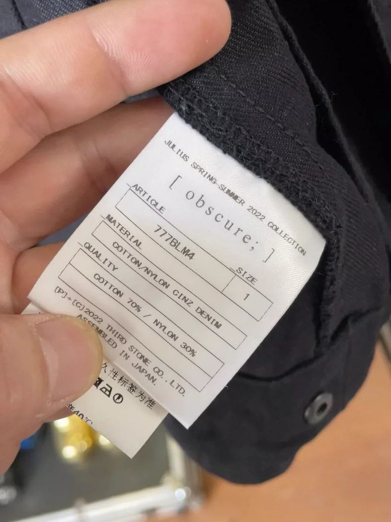 Julius julius Dark avant-garde denim jacket 2504-Nextarrow Size US S / EU 44-46 / 1 - 7 Thumbnail