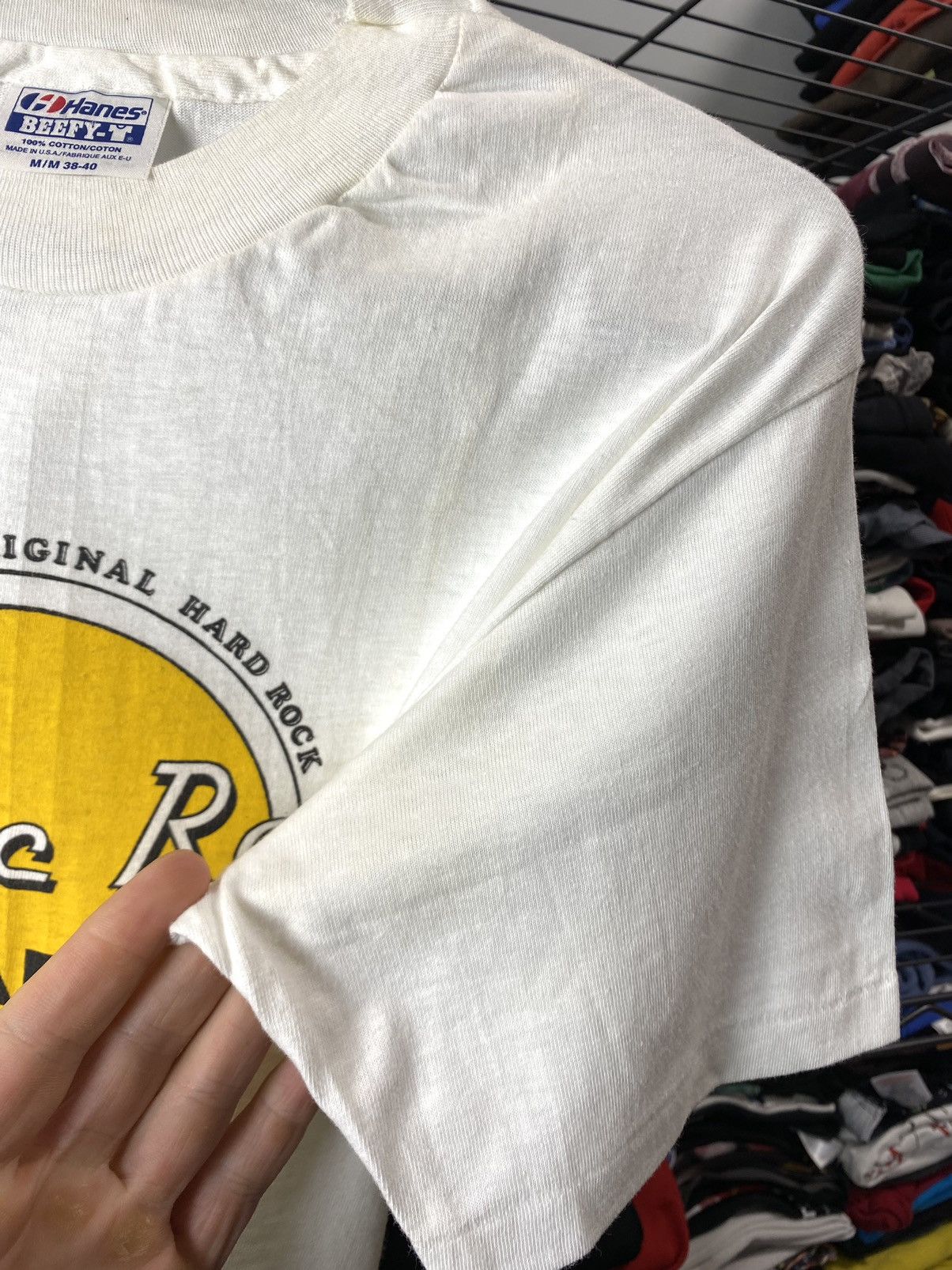 Hard Rock Cafe Vintage 90’s Hard Rock Cafe Molokai Hawaii T Shirt Pocker Size US M / EU 48-50 / 2 - 9 Thumbnail