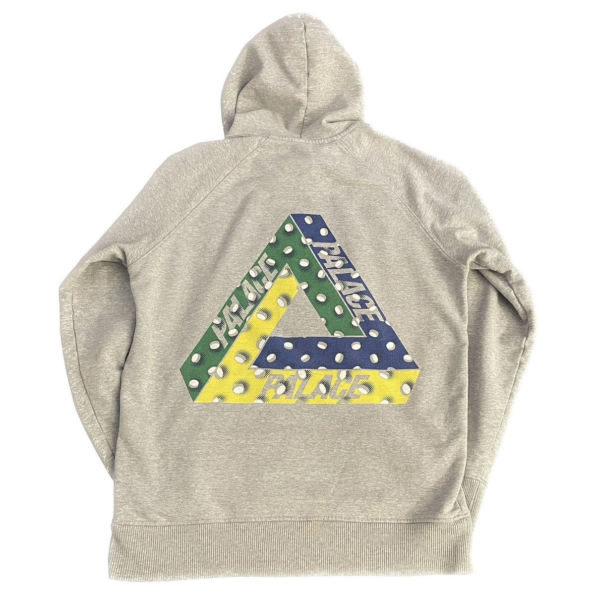 image of Palace Tablet Hoodie in Grey, Men's (Size Large)