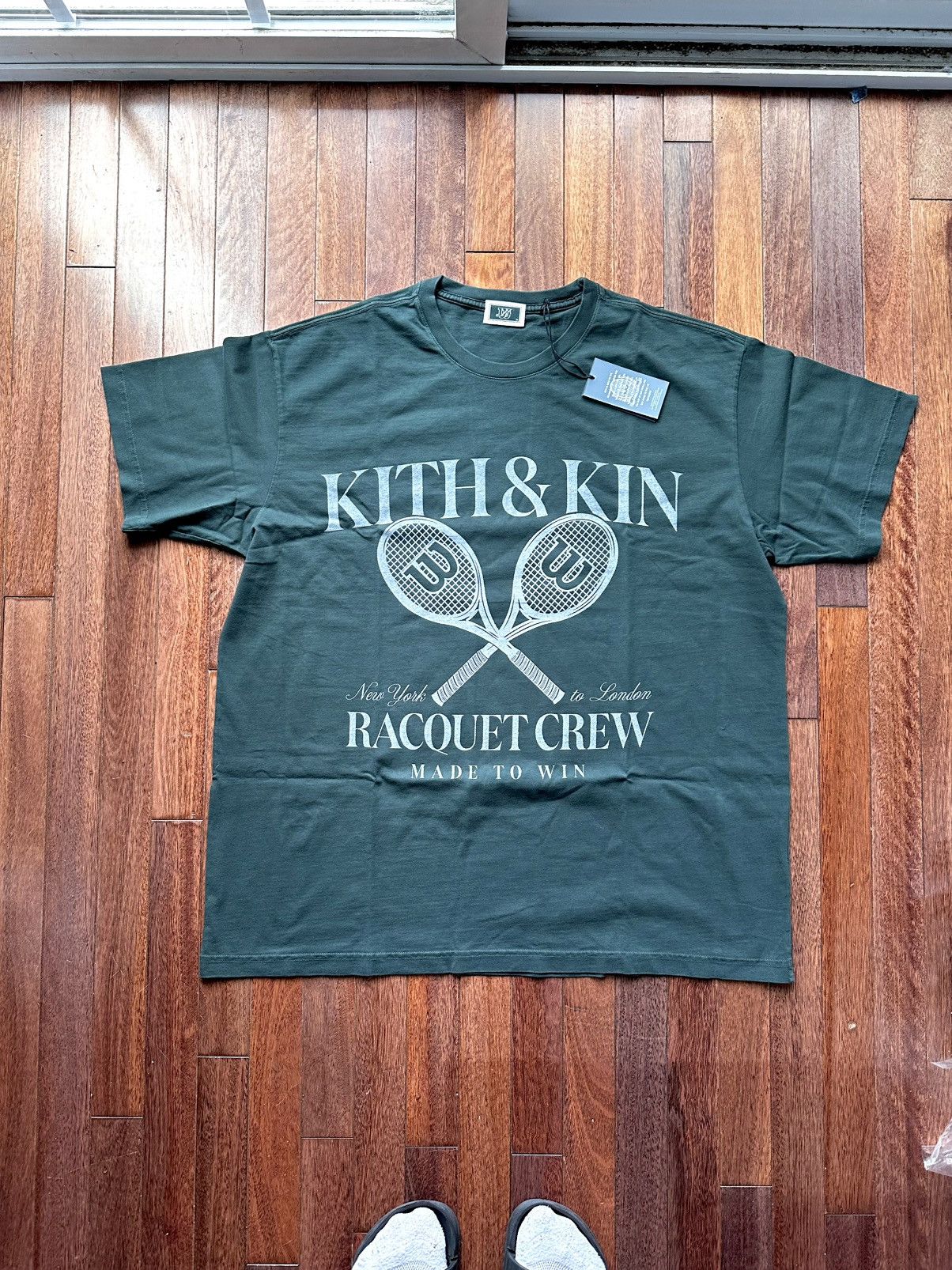 Kith × Wilson Kith x Wilson Racquet Crew Vintage Tee