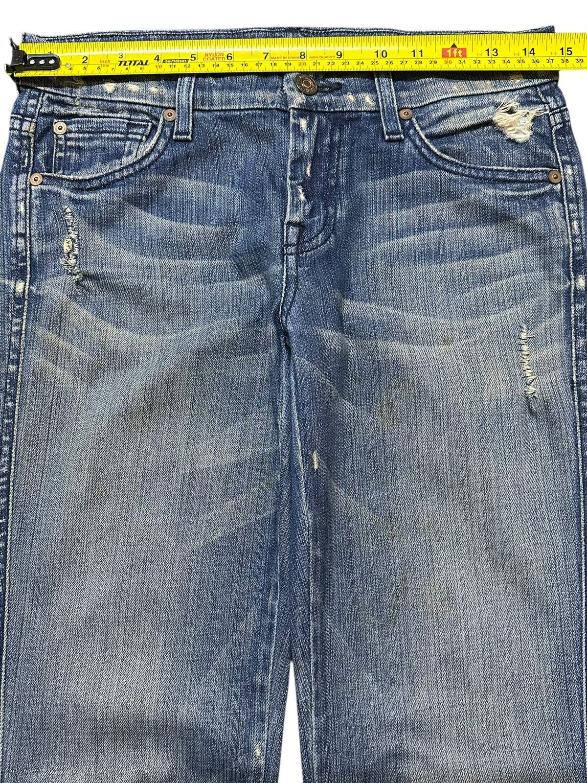 Japanese Brand Vintage Japanese Brand Blue Faded Wash Style Flare Jeans Size US 29 - 11 Thumbnail