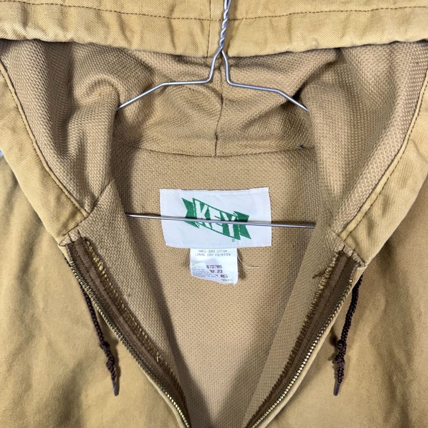 Imperial VINTAGE Key Imperial Jacket Mens M USA Made Detroit Workwear Utility Brown Bomber Jacket Size US M / EU 48-50 / 2 - 5 Thumbnail