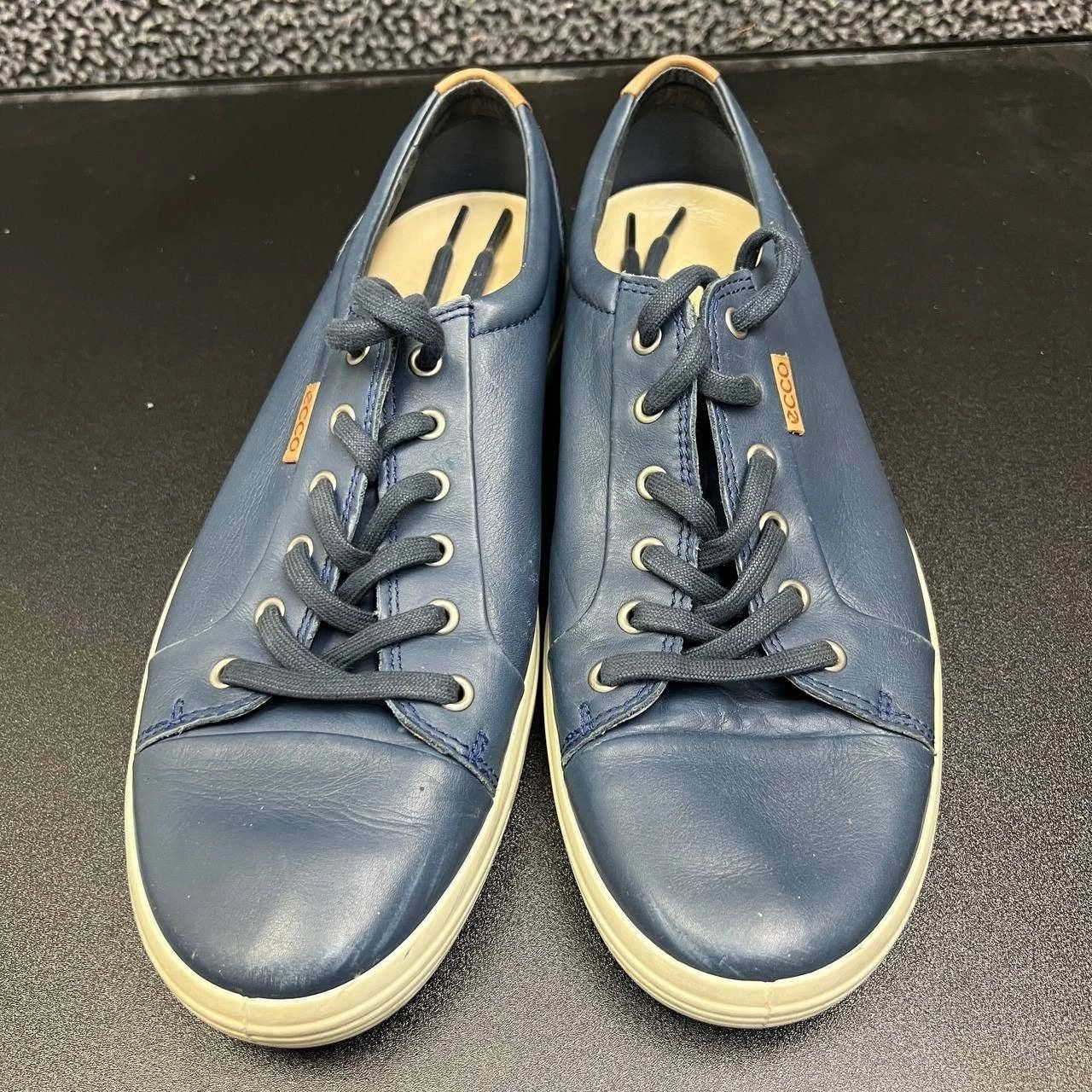 Ecco Ecco Soft Fashion Sneakers Shoes EU Size 45 Leather Lace Up Size US 11 / EU 44 - 2 Thumbnail