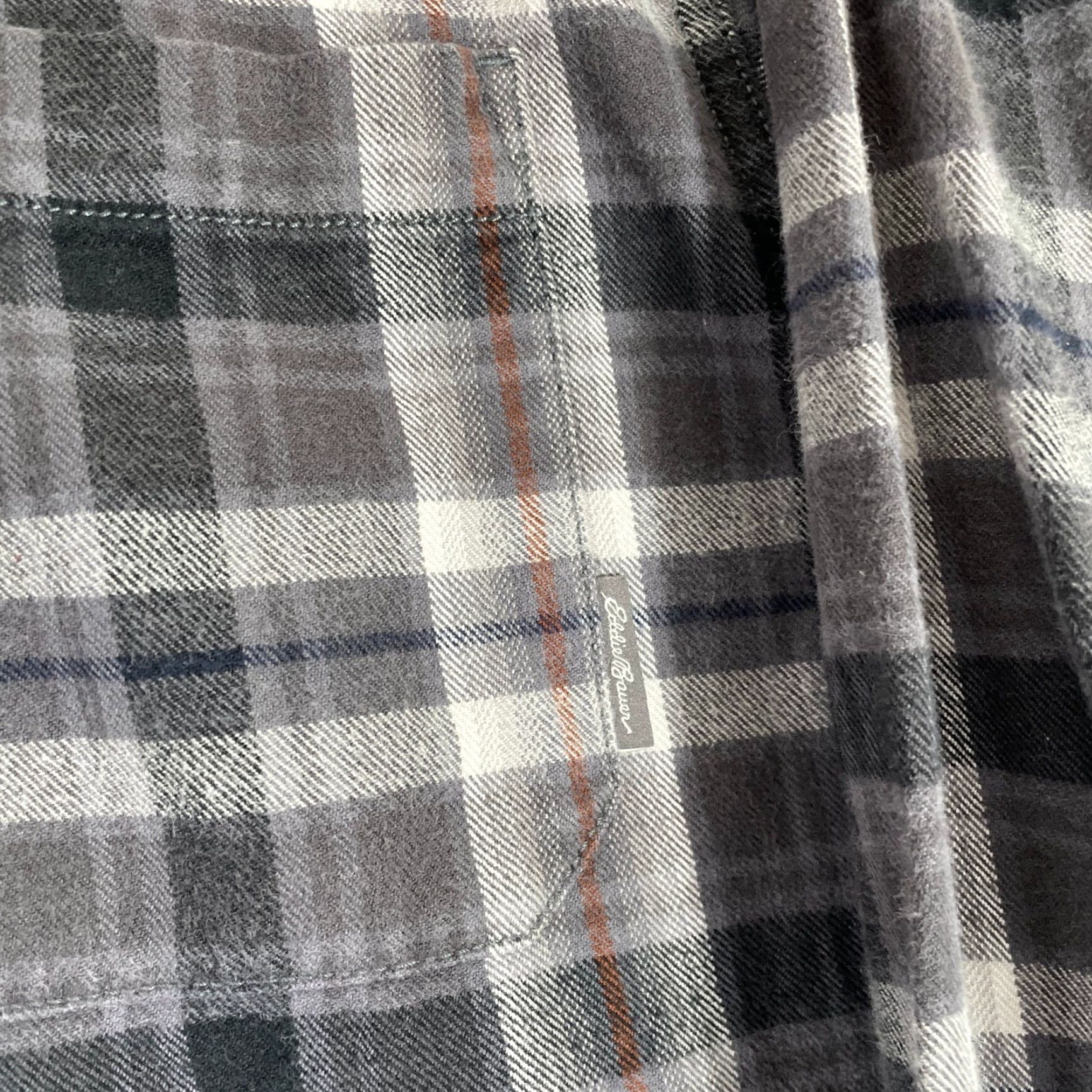 Eddie Bauer Eddie Bauer Flannel Shirt Mens L Gray Plaid Long Sleeve Button Down Outdoor Casual Workwear Classic Fit Size US L / EU 52-54 / 3 - 4 Thumbnail