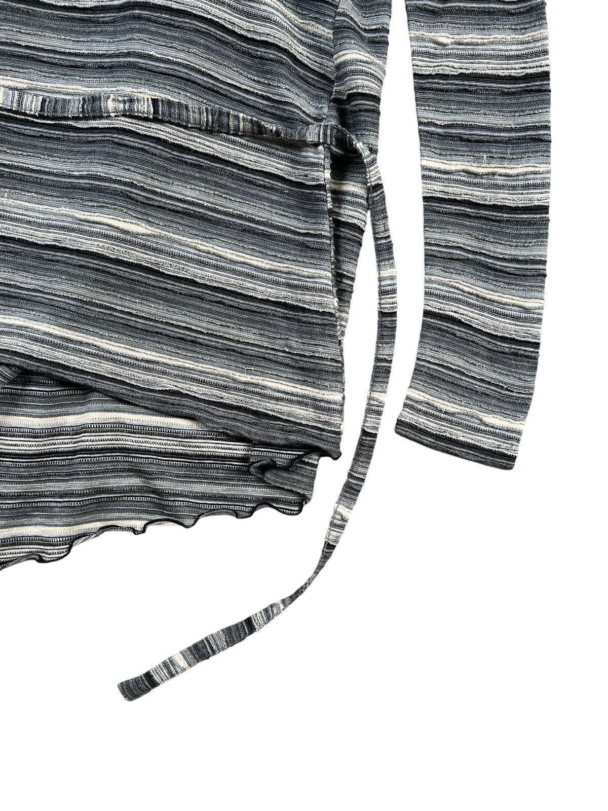 Tornado Mart Tornado Mart Layered Fabric Open Front Long Cardigan Size US S / EU 44-46 / 1 - 12 Thumbnail