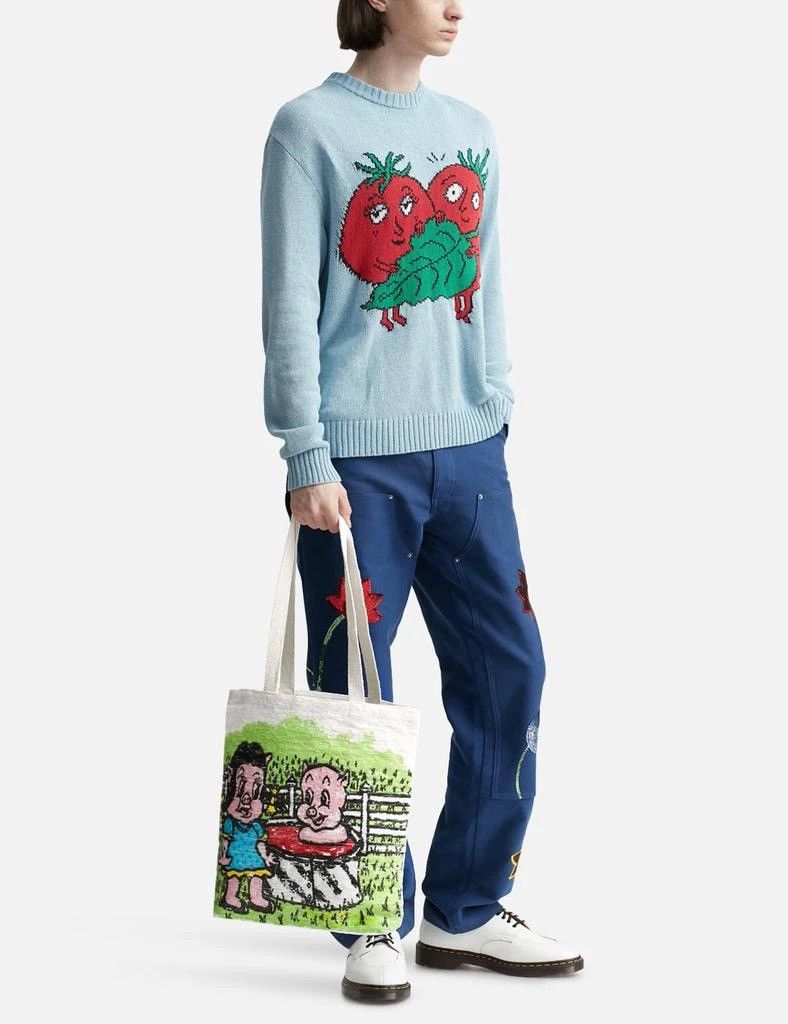 Sky High Farm Workwear Sky High Farm Workwear X Ally Bo Pig Tote NWT Size ONE SIZE - 5 Thumbnail