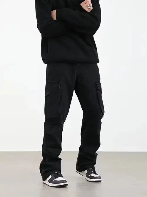 Jean utility punk cargo pants Size US 32 / EU 48 - 1 Thumbnail