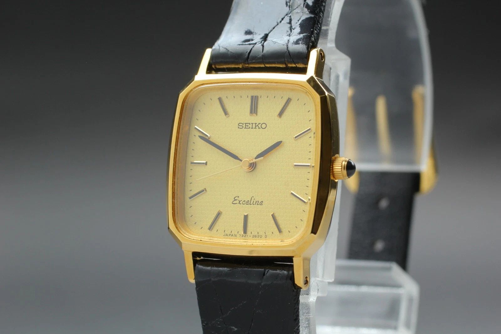 Seiko Near MINT Vintage SEIKO Exceline 7321-6570 Gold Ladies Watch Size ONE SIZE - 1 Thumbnail