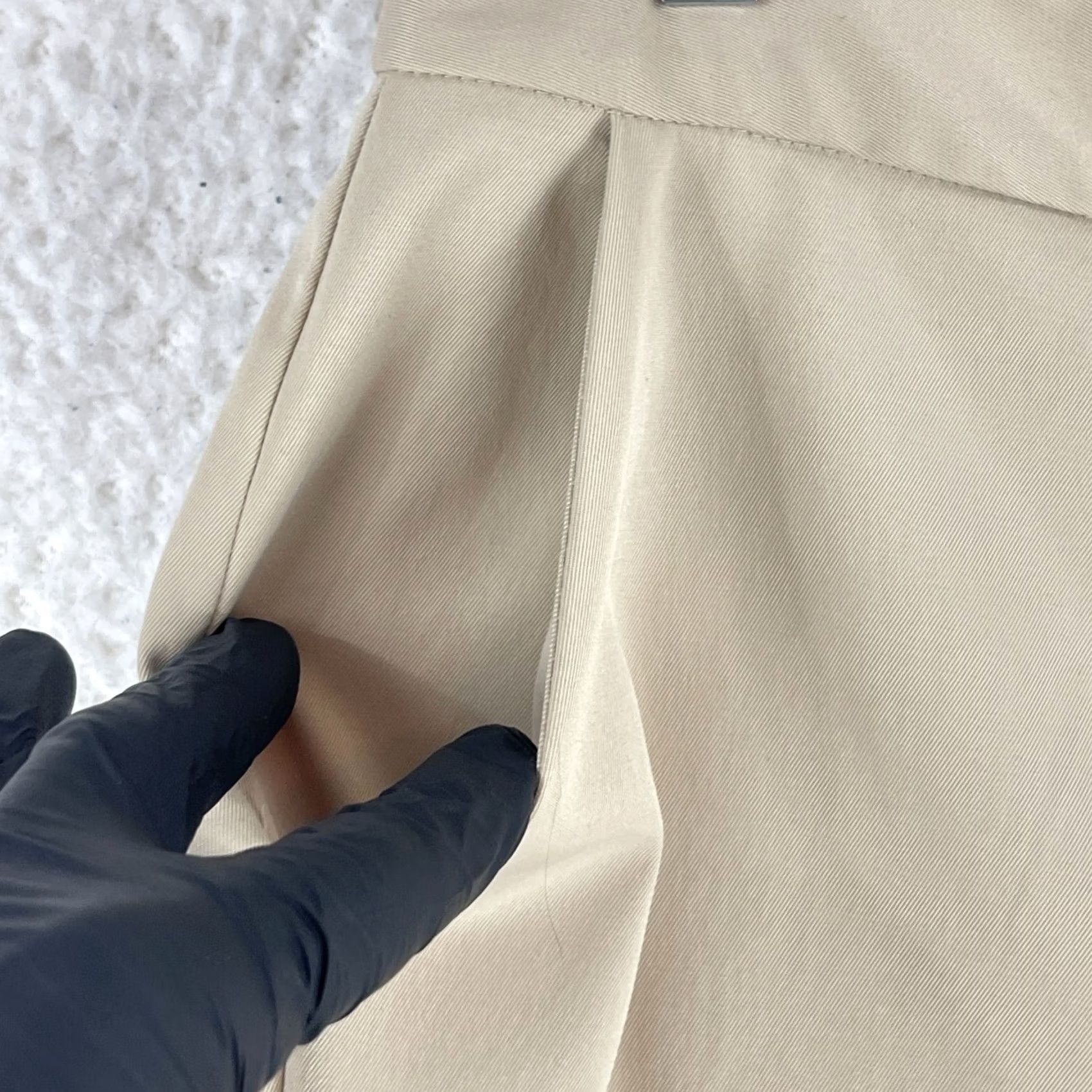 Talbots Talbots Dress Pants Womens 6 Beige Straight Leg Stretch Office Career Casual Size 28" / US 6 / IT 42 - 4 Thumbnail
