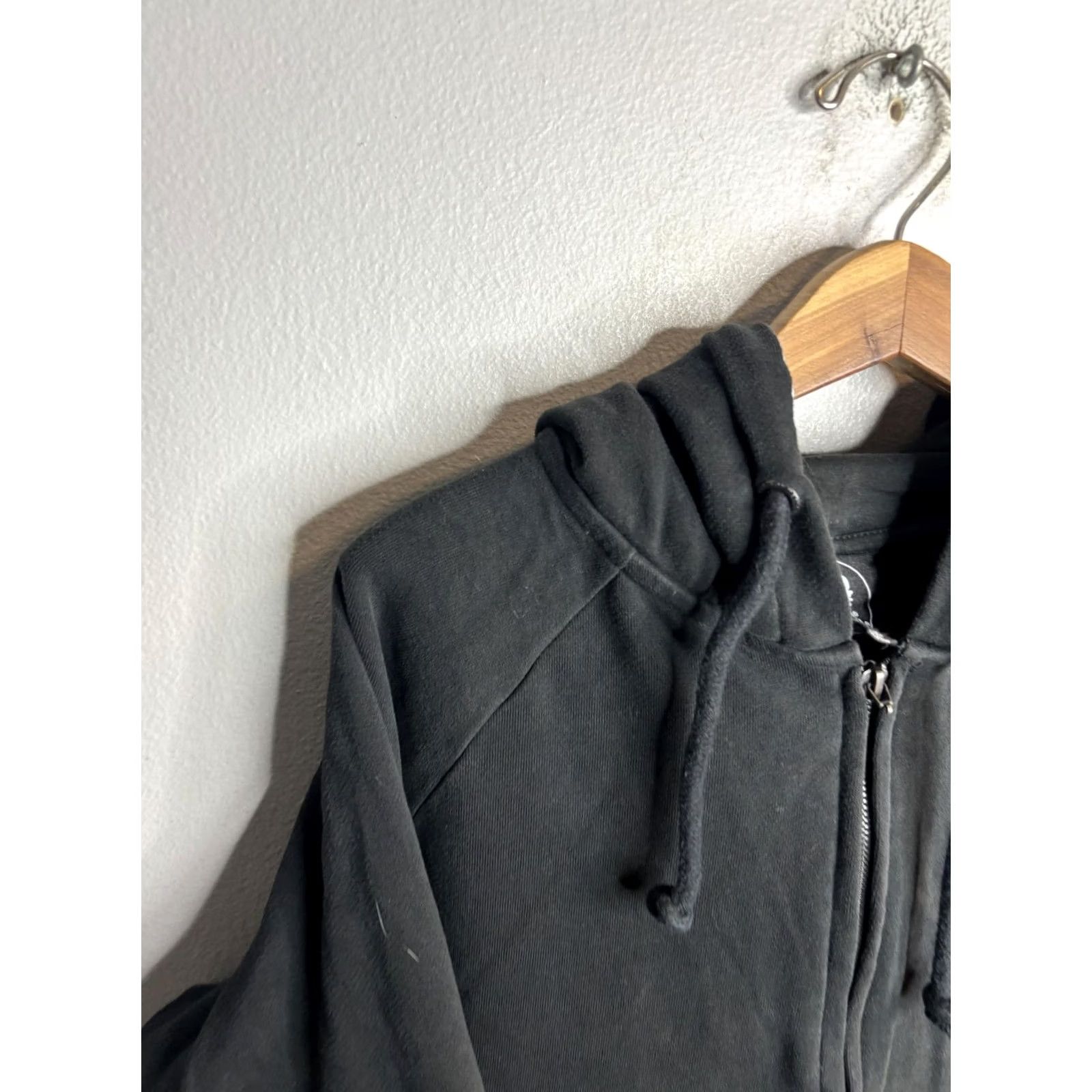 Vintage Boy Meets Girl Hoodie Womens 2XL Black Full Zip Logo Cuffs Streetwear Size XXL / US 16-18 / IT 52-54 - 2 Thumbnail