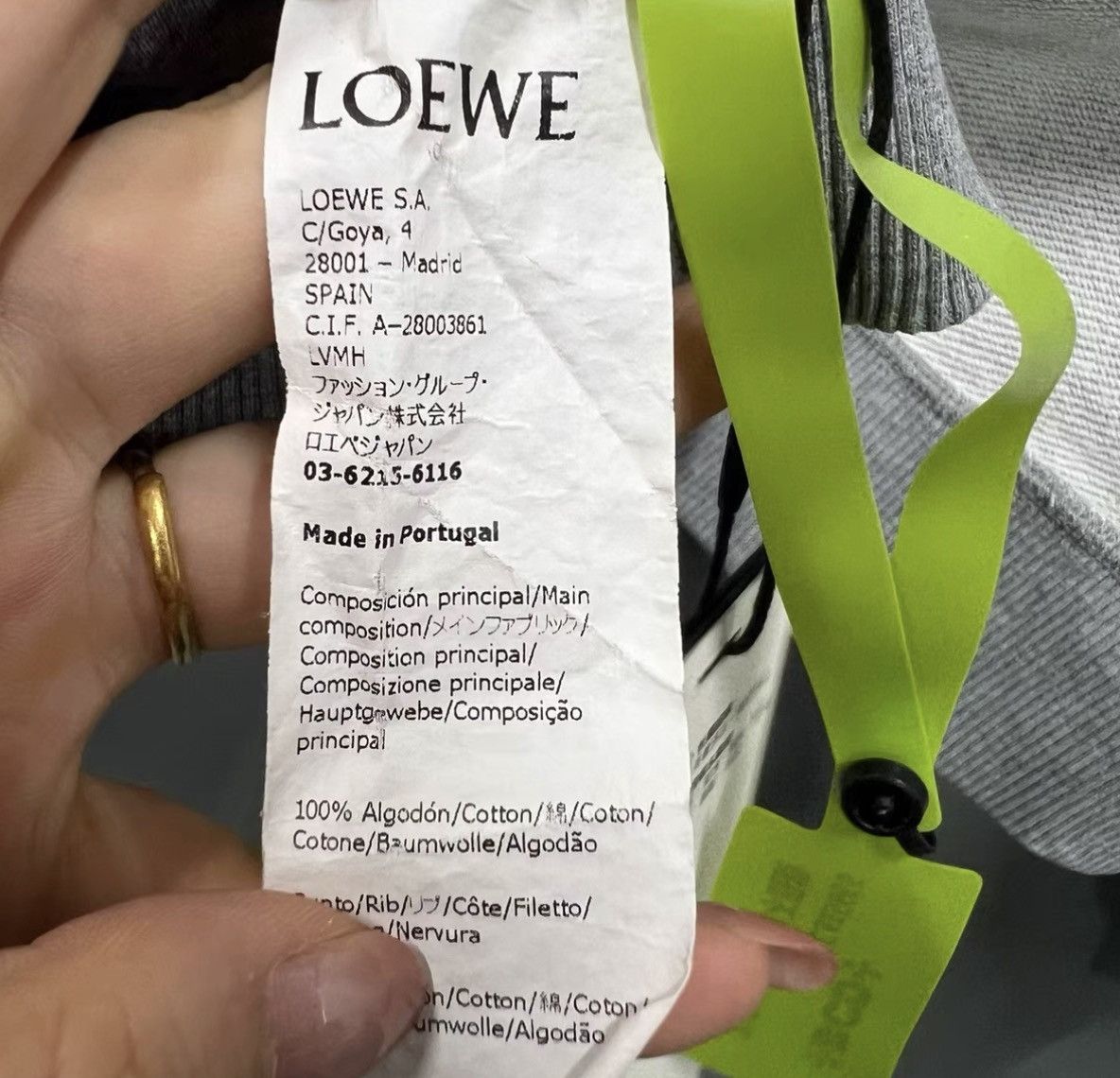 Loewe LOEWE Color-block Crew Neck Sweatshirt J41 Size L / US 10 / IT 46 - 4 Thumbnail