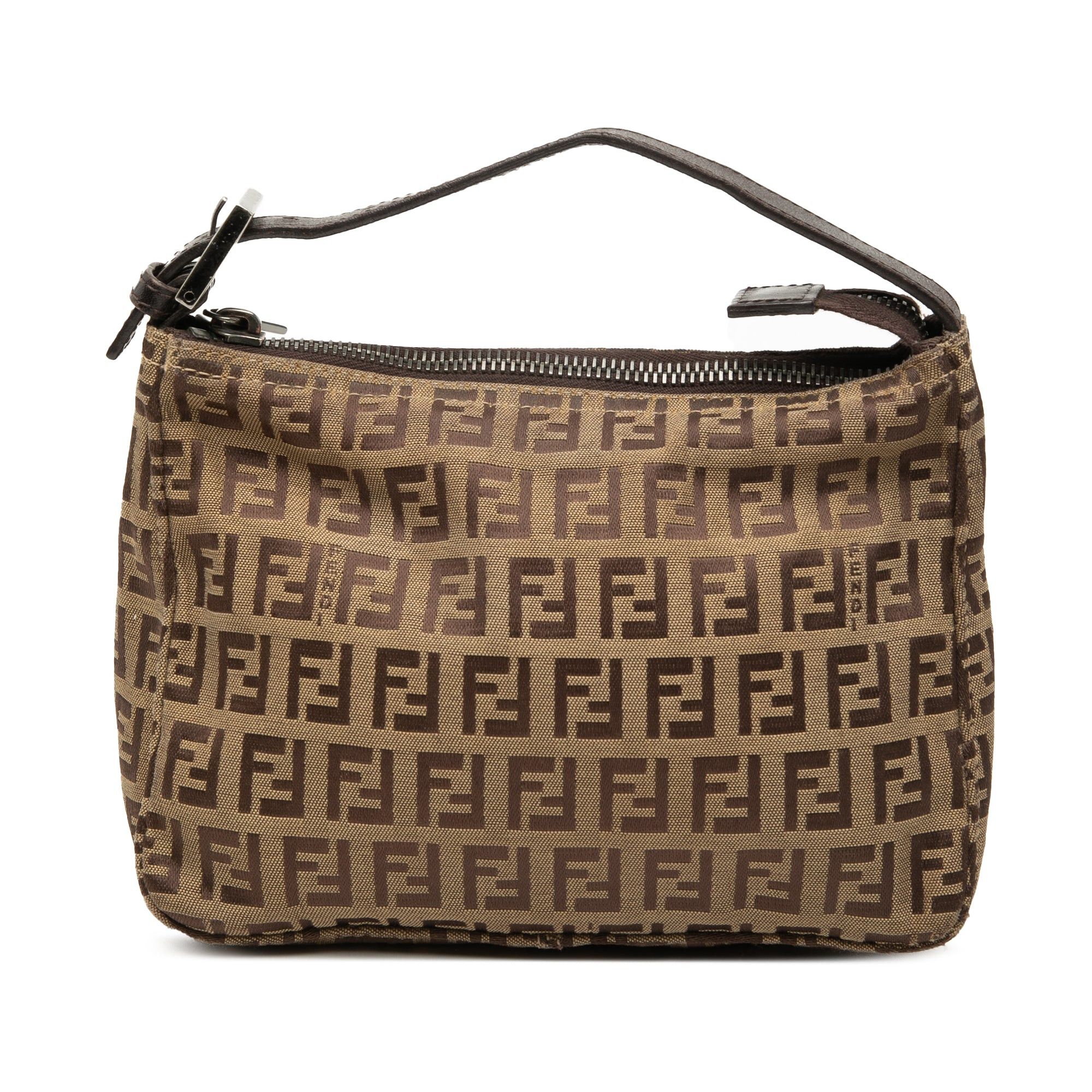 Fendi Zucchino Canvas Handbag Size ONE SIZE - 1 Thumbnail