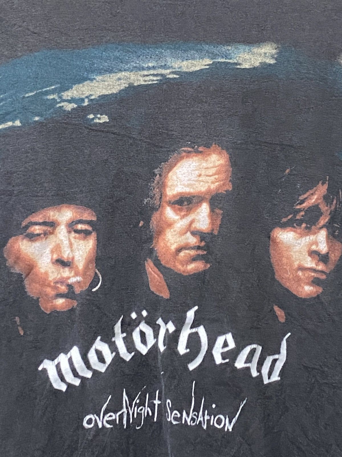 Vintage Sunfaded Vintage MOTORHEAD Overnight Sensation 1996 Size US XL / EU 56 / 4 - 3 Thumbnail
