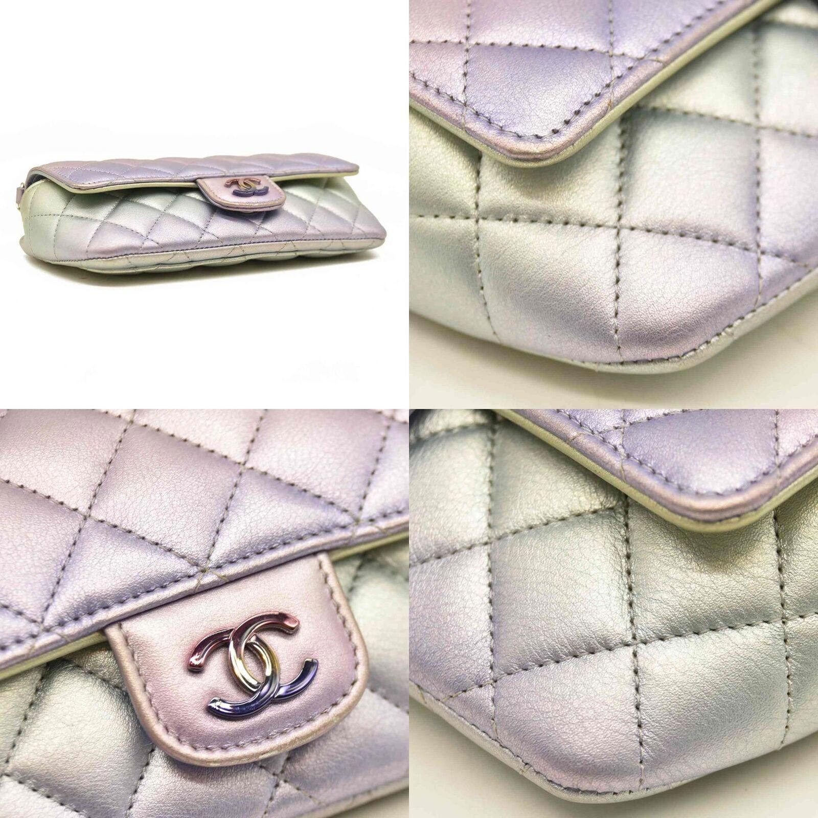 Chanel Chanel Gradient Metallic Calfskin Quilted Glasses Case Size ONE SIZE - 3 Thumbnail