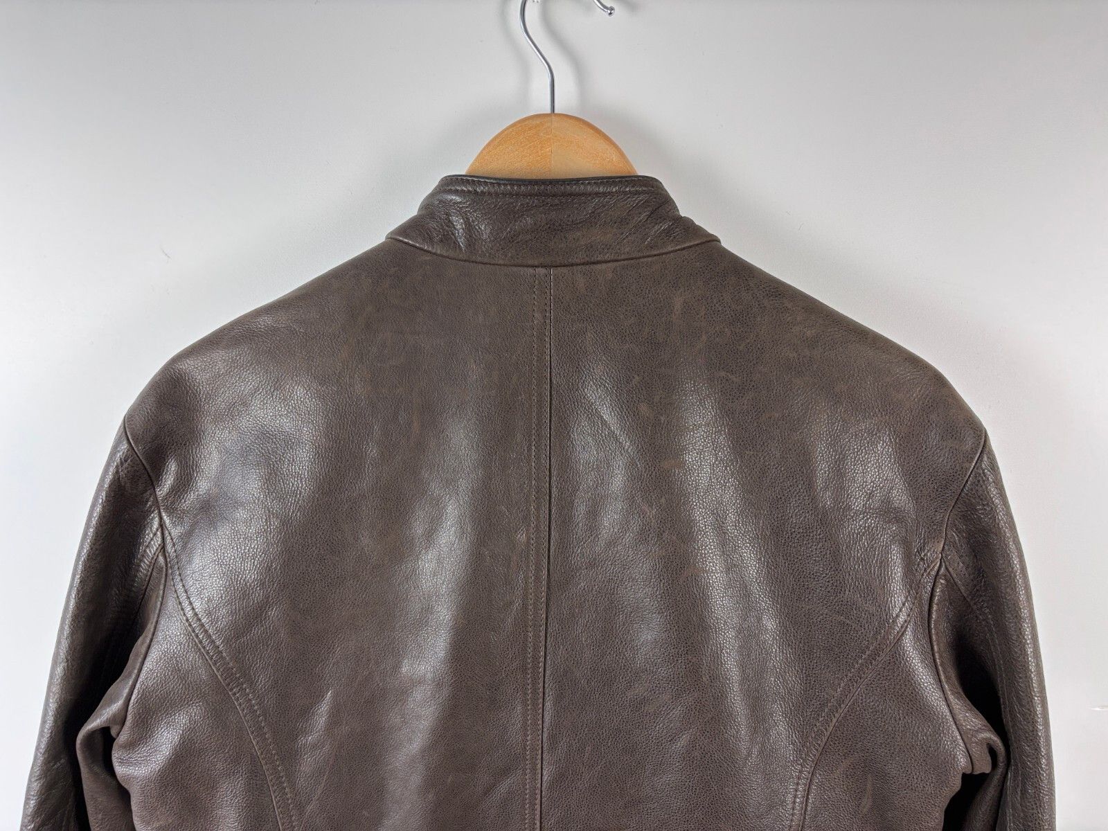 Armani Armani Jeans Motorcycle Leather Jacket Mens IT 50 / US 34 Size US S / EU 44-46 / 1 - 7 Thumbnail