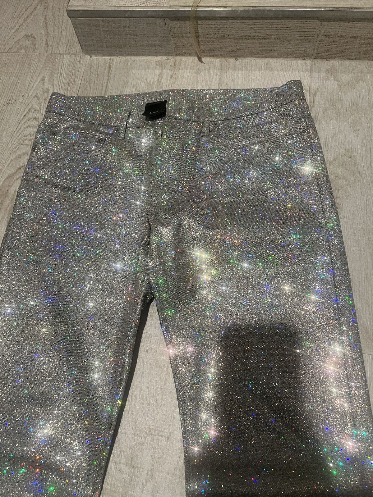 Hedi Slimane Dior SS06 Glitter Denim Size US 30 / EU 46 - 3 Thumbnail