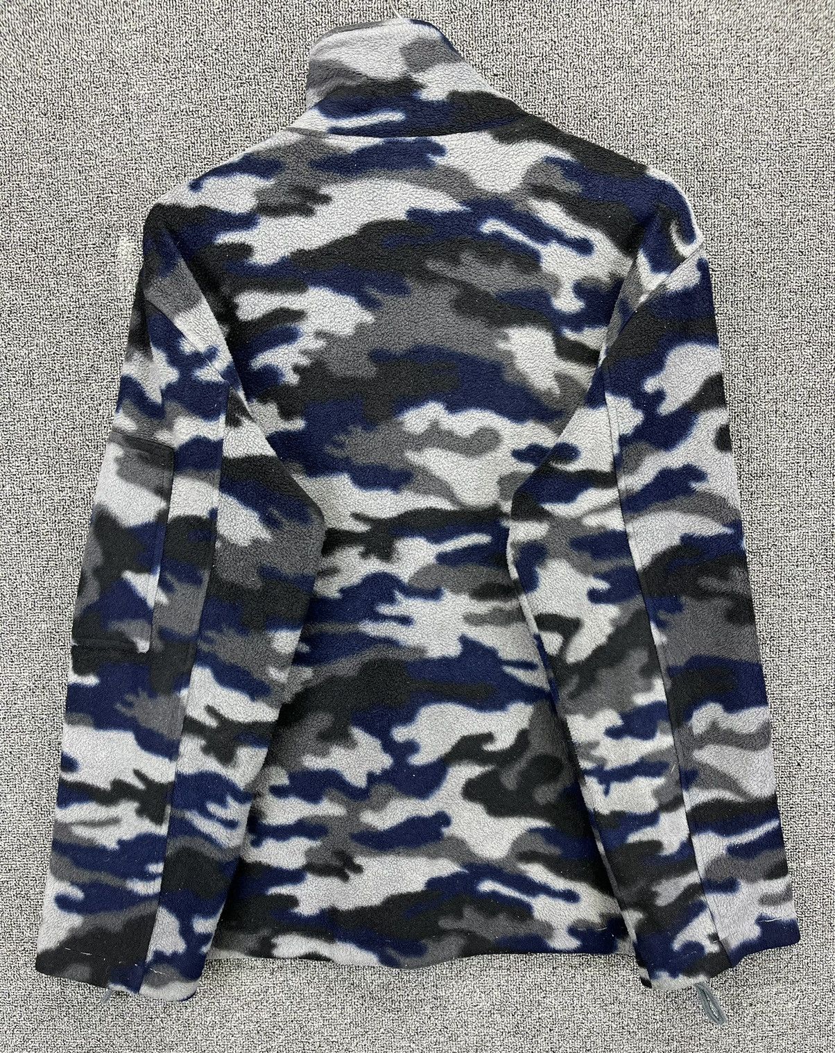 PPFM Vintage PPFM Military Camo Fleece Zip Up Punk Jacket Size US L / EU 52-54 / 3 - 10 Thumbnail