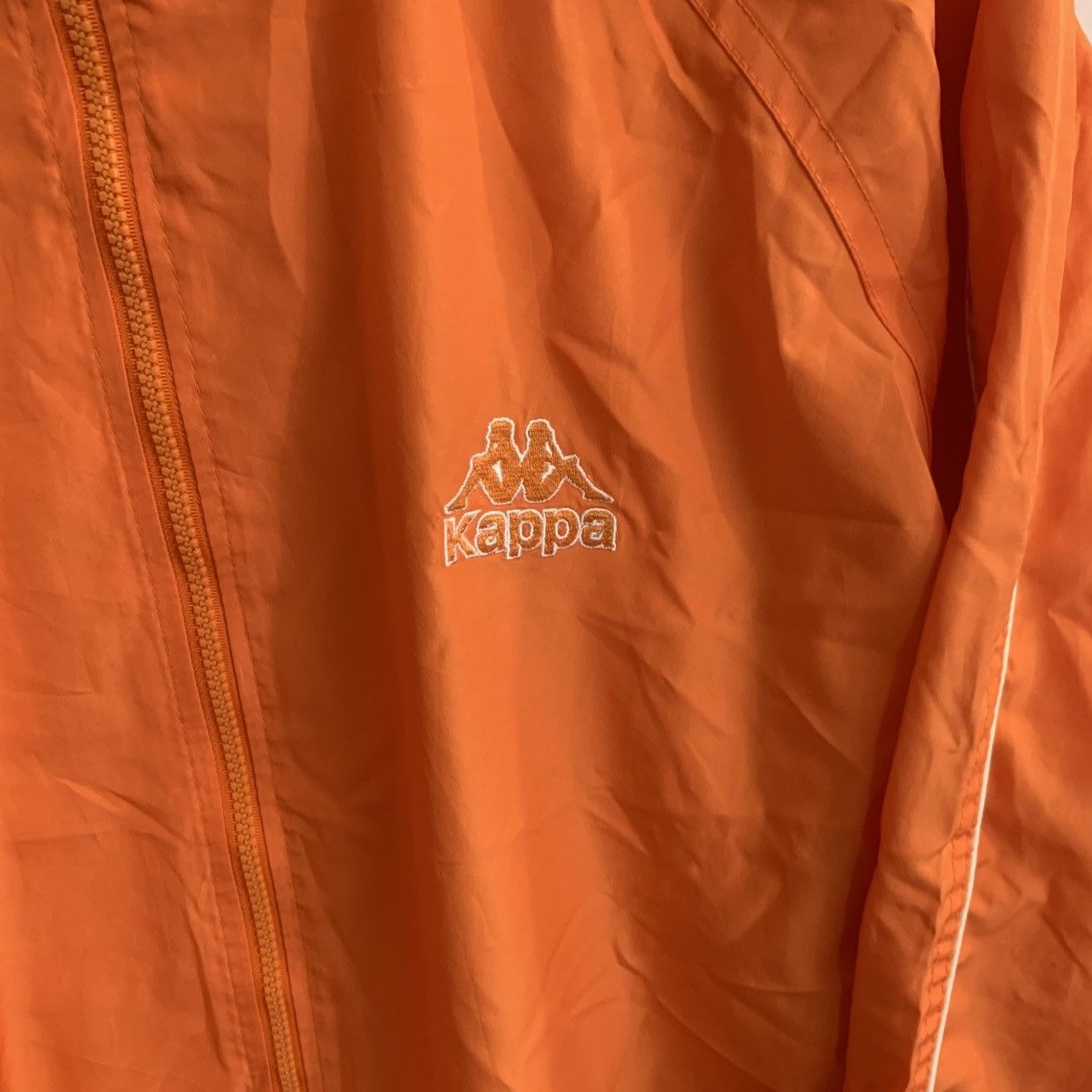 Kappa × Vintage Vintage Kappa Big Logo Large Orange Windbreaker large Size US L / EU 52-54 / 3 - 4 Thumbnail
