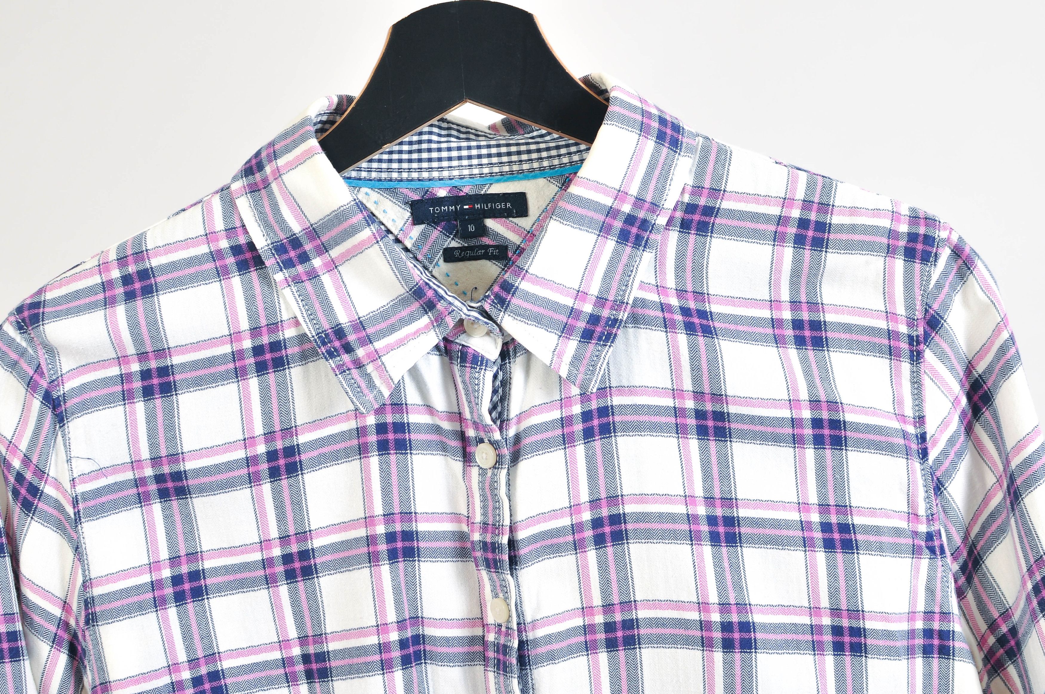Tommy Hilfiger Vintage 00s checkered Tommy Hilfiger shirt Size S / US 4 / IT 40 - 2 Thumbnail