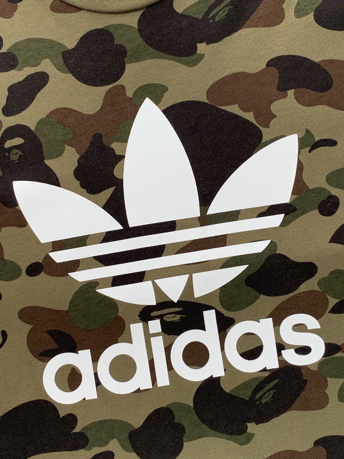 Adidas × Bape Bape X Adidas Camo Big Logo Tshirt Size US M / EU 48-50 / 2 - 9 Thumbnail