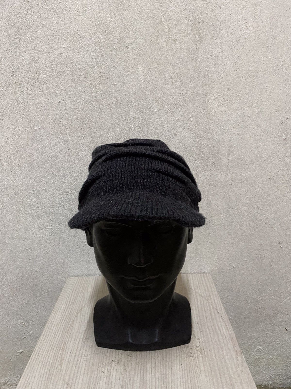 Japanese Brand × Vintage Japanese Brand Plain Visor Beanie Hat Size ONE SIZE - 2 Thumbnail