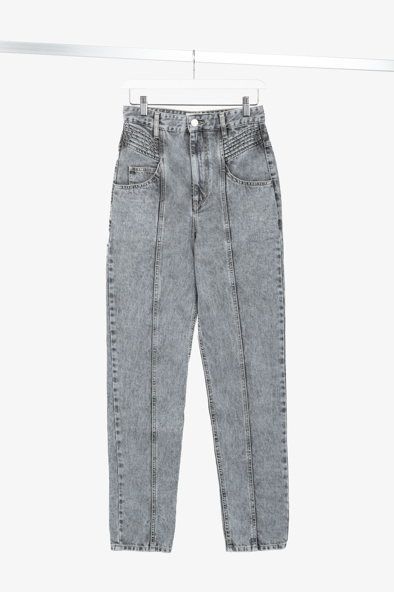 Isabel Marant Etoile Isabel Marant Etoile Henoya Acid-Wash High-Rise Slim Jeans Size 26" / US 2 / IT 38 - 1 Thumbnail