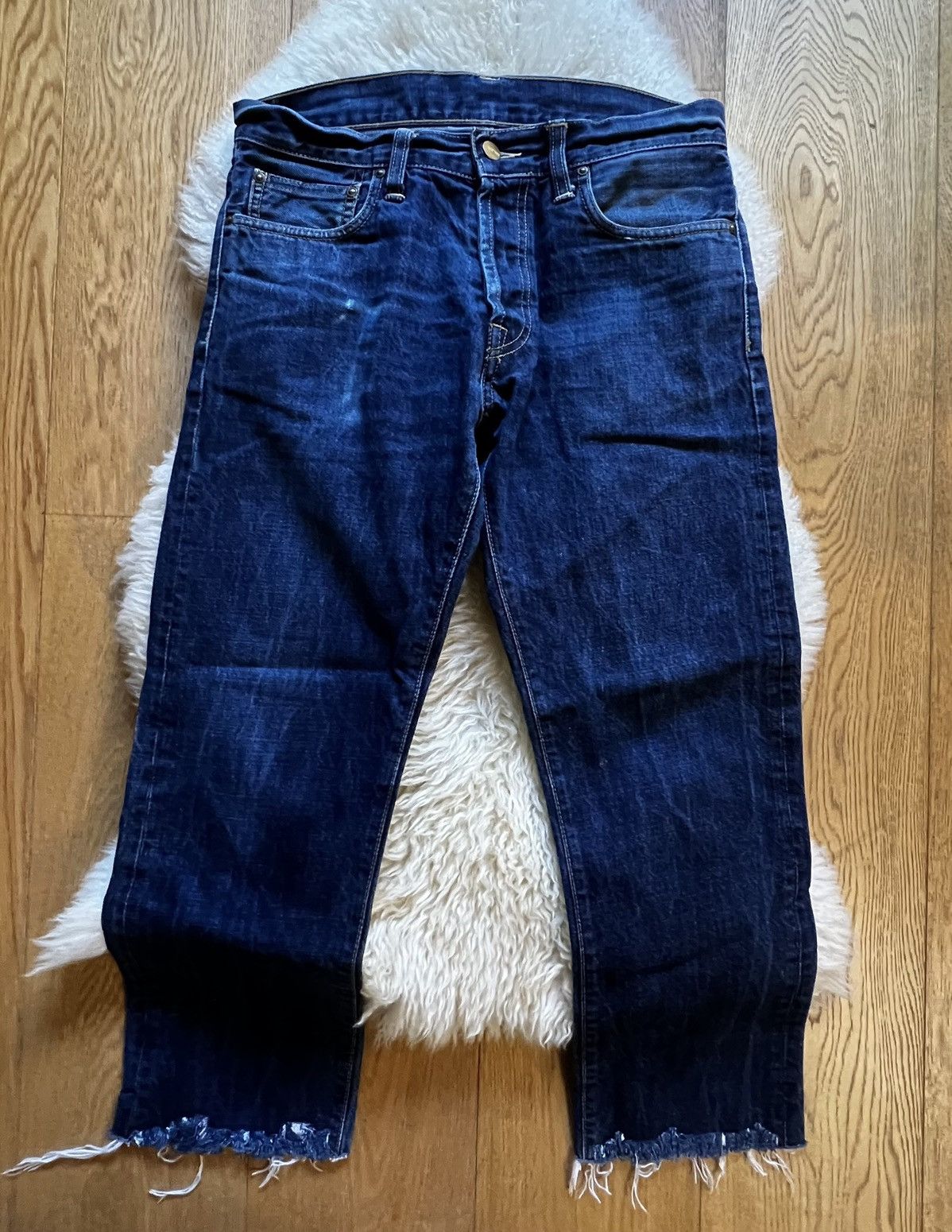 Carhartt × Vintage Carhartt Straight Fit Raw Jeans - 30 x 32 Size US 30 / EU 46 - 2 Thumbnail
