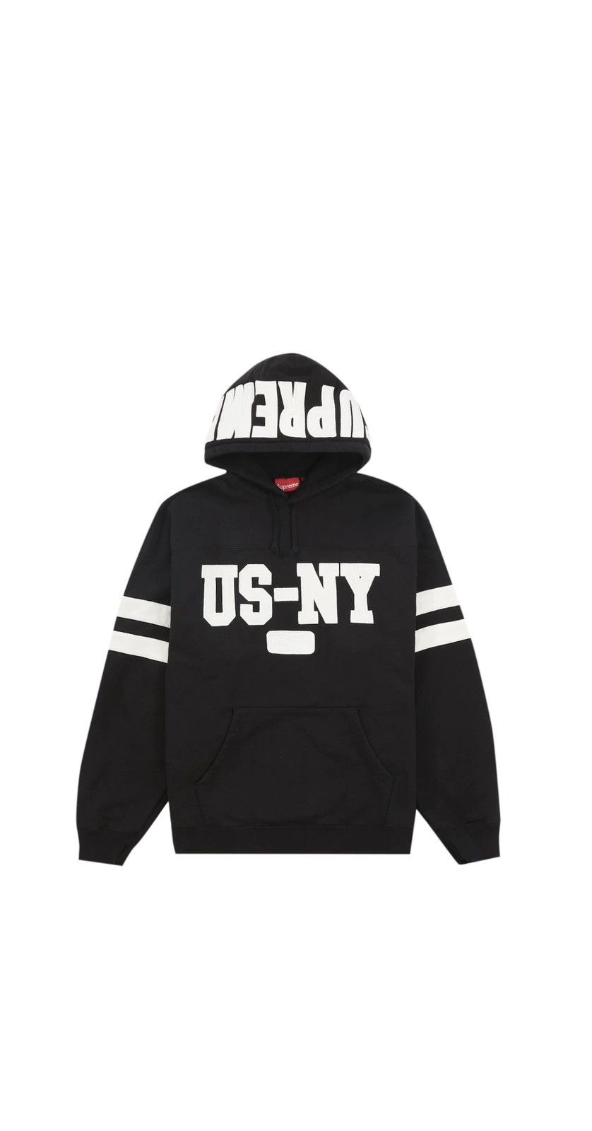 Supreme Supreme Alpha-Omega FW22 Size XL Black Hooded Sweatshirt