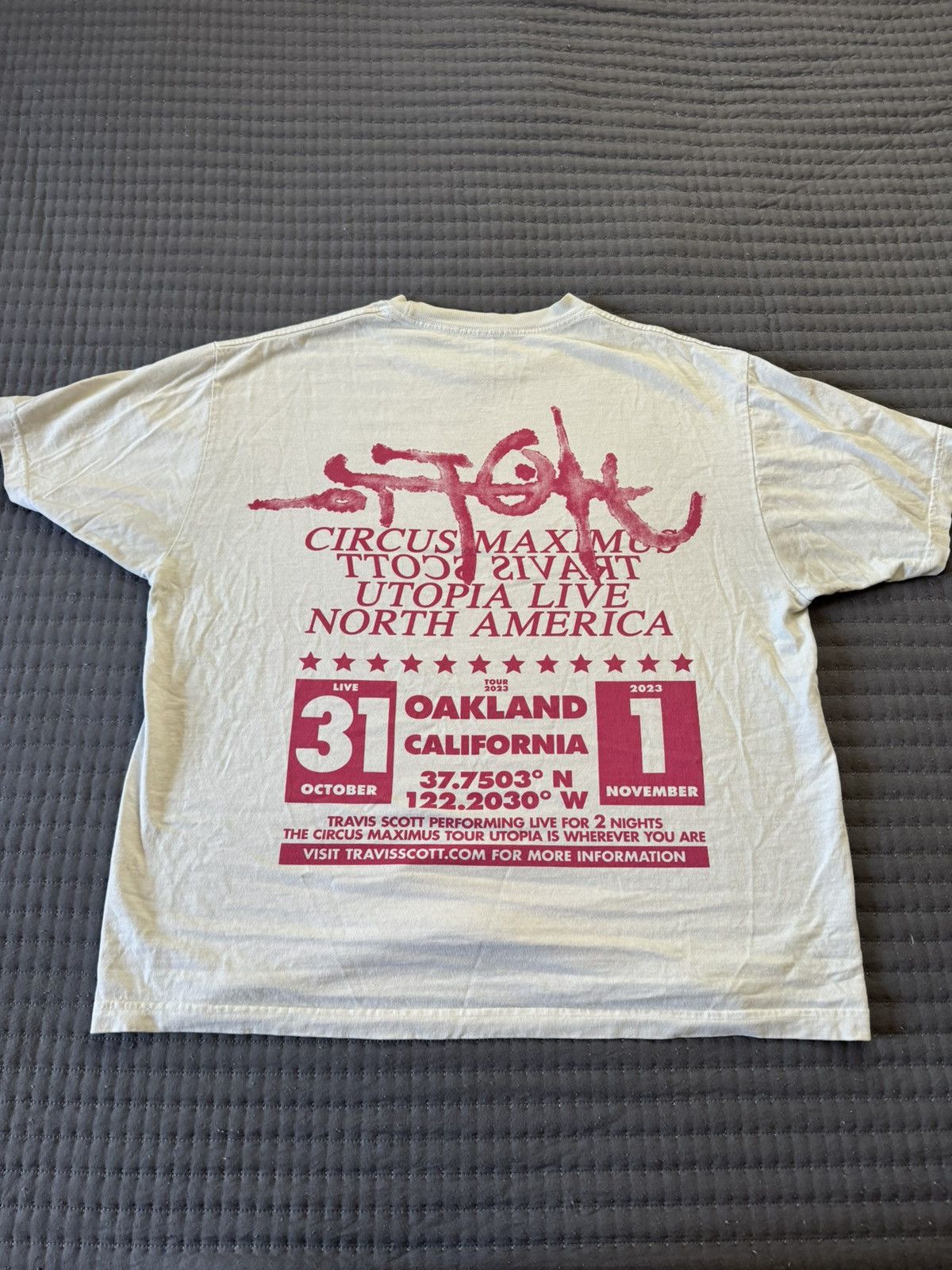 Travis Scott Travis Scott Utopia Oakland Circus Maximus Size US XL / EU 56 / 4 - 4 Thumbnail