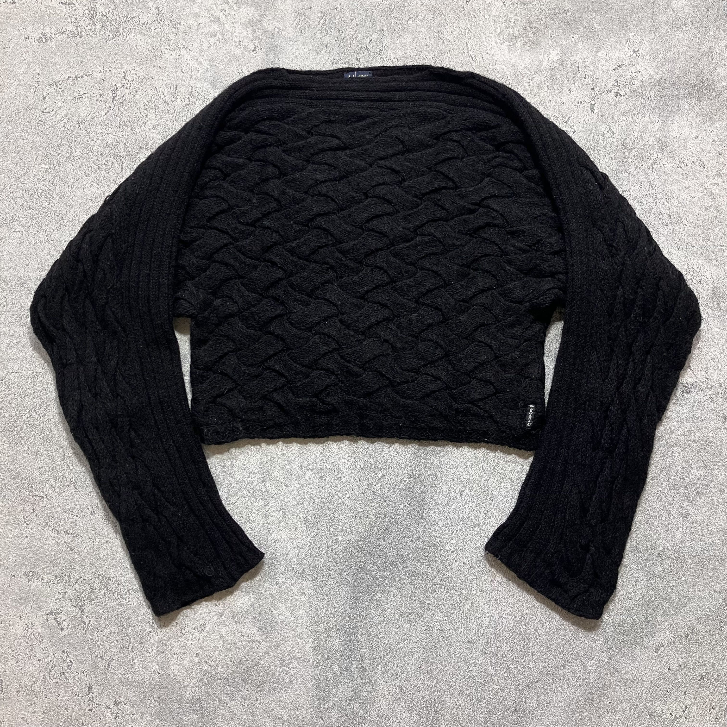 Giorgio Armani Vintage Armani jeans cropped seamless knitwear Size US M / EU 48-50 / 2 - 8 Thumbnail