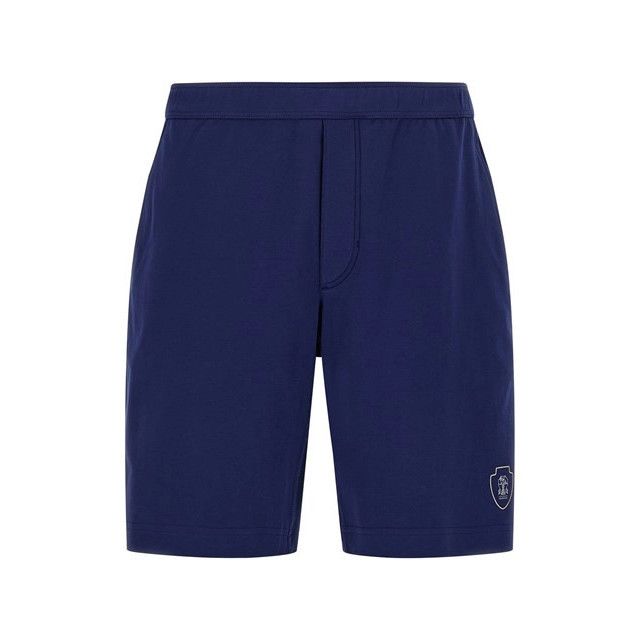Brunello Cucinelli BRUNELLO CUCINELLI Blue Interlock Shorts New & Authentic (Me Size US 30 / EU 46 - 1 Thumbnail