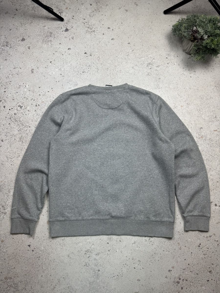 Nike × Vintage Vintage Y2K Nike Sweatshirt Jumper Grey Men’s Drill L Size US L / EU 52-54 / 3 - 12 Thumbnail