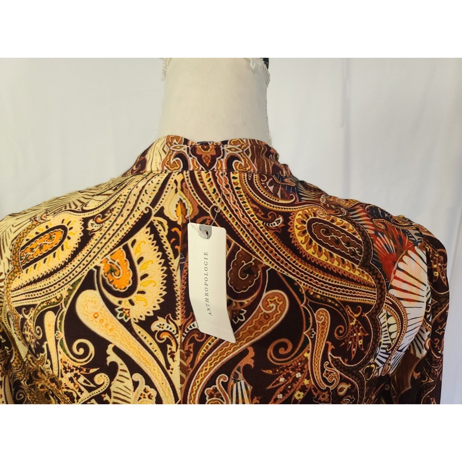 Anthropologie Anthropologie Bhanuni By Jyoti Floral Ronika Maxi Dress US 2 Size XS / US 0-2 / IT 36-38 - 10 Thumbnail