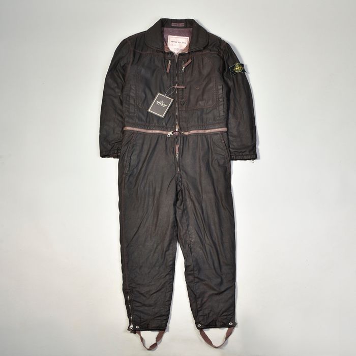 Stone Island STONE ISLAND ARCHIVIO RASO GOMMATO COVER FLIGHT SUIT | Grailed