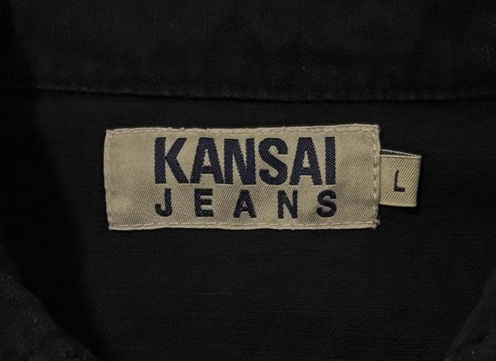 Japanese Brand × Kansai Yamamoto Japanese Kansai Jeans Denim Jacket Size US L / EU 52-54 / 3 - 17 Thumbnail
