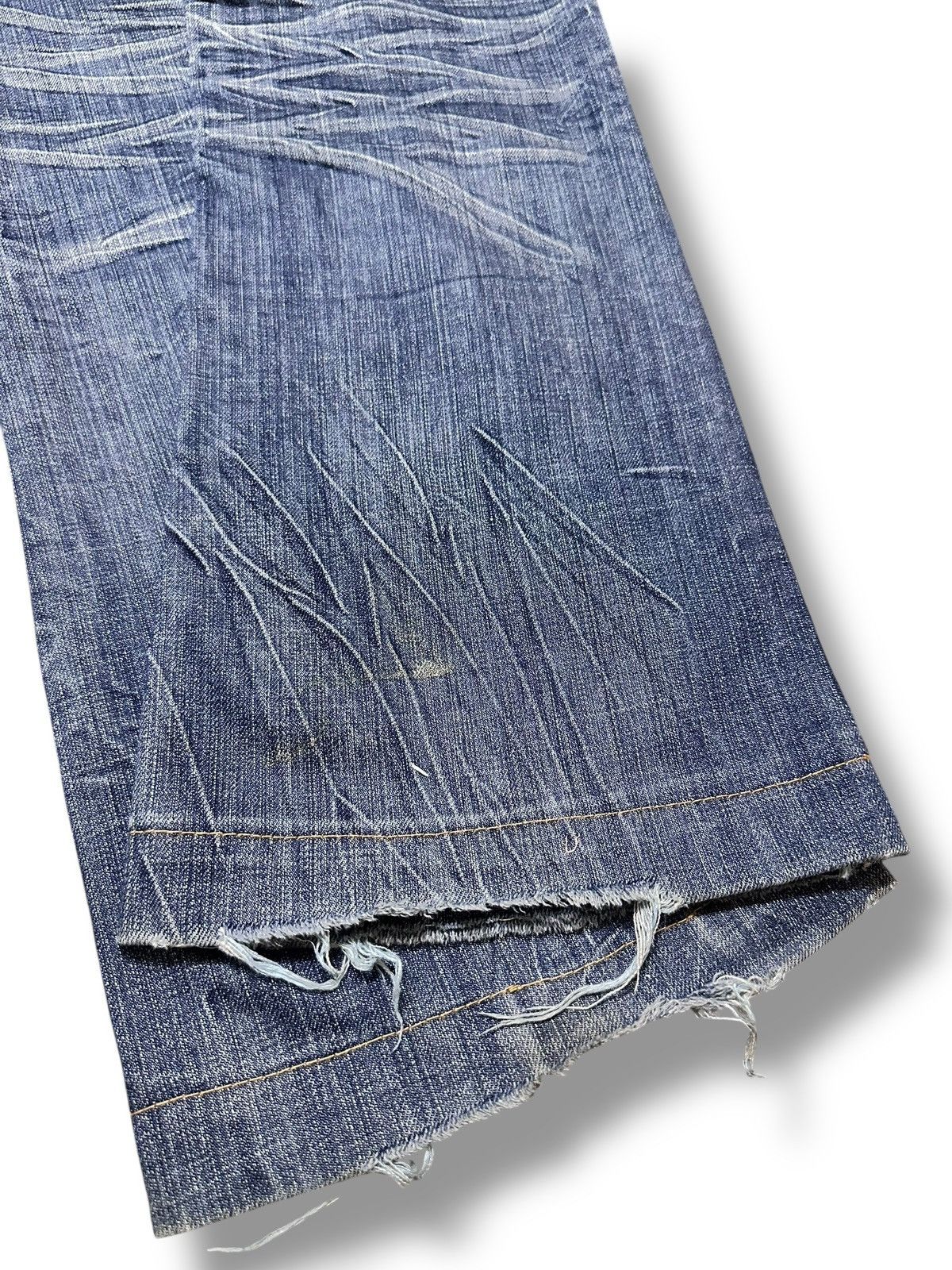 Japanese Brand Red Pepper Distressed Wideleg Bootcut Style Thunder Wash Size US 28 / EU 44 - 12 Thumbnail