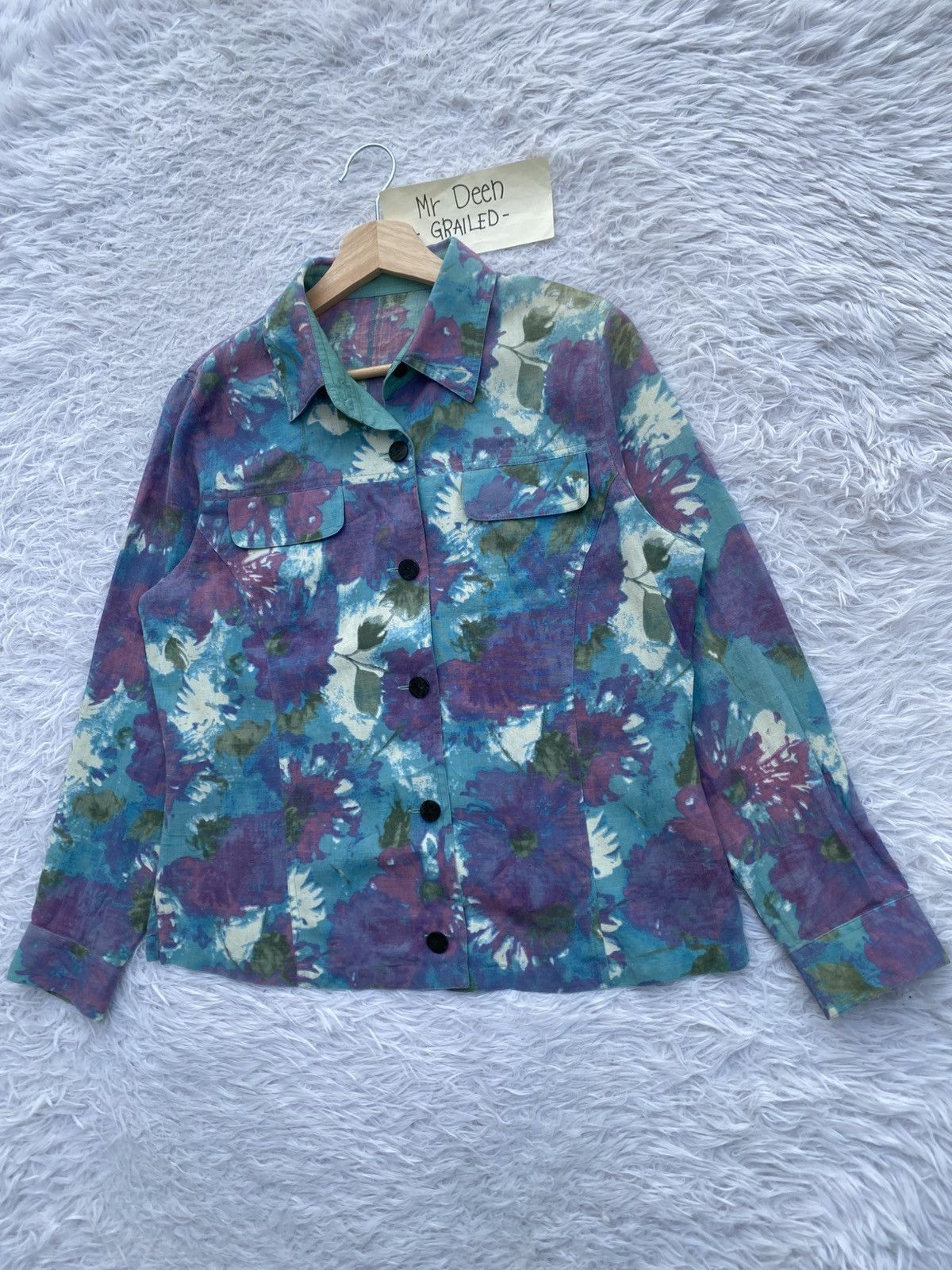 Longchamp Rare Longchamp Tie Dye Shirt Size M / US 6-8 / IT 42-44 - 3 Thumbnail