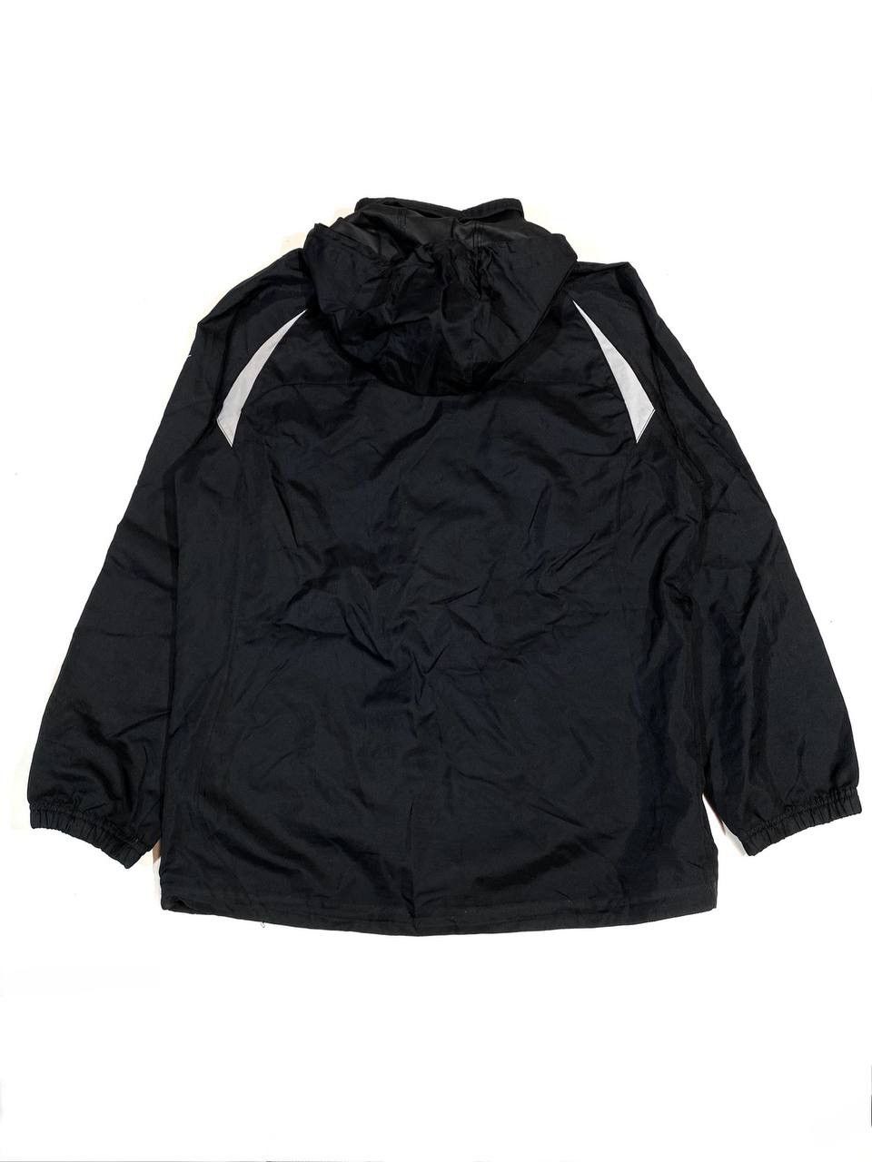 Nike × Vintage 90s Nike Team Retro Hooded Track Jacket Swoosh Logo Rare Size US L / EU 52-54 / 3 - 8 Thumbnail