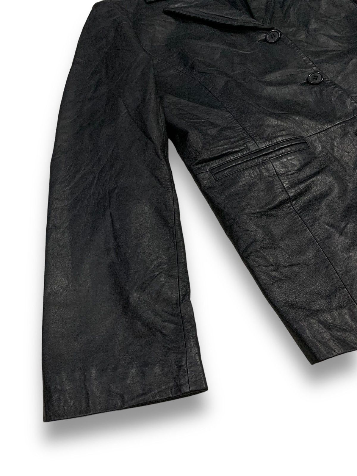 PPFM Vintage Japanese Brand PPFM Cowhide Leather Blazer Jacket Size US M / EU 48-50 / 2 - 10 Thumbnail