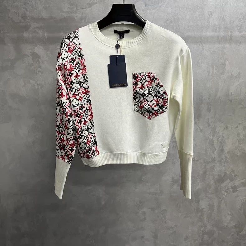 Louis Vuitton Color-block full-print Logo pocket design cr