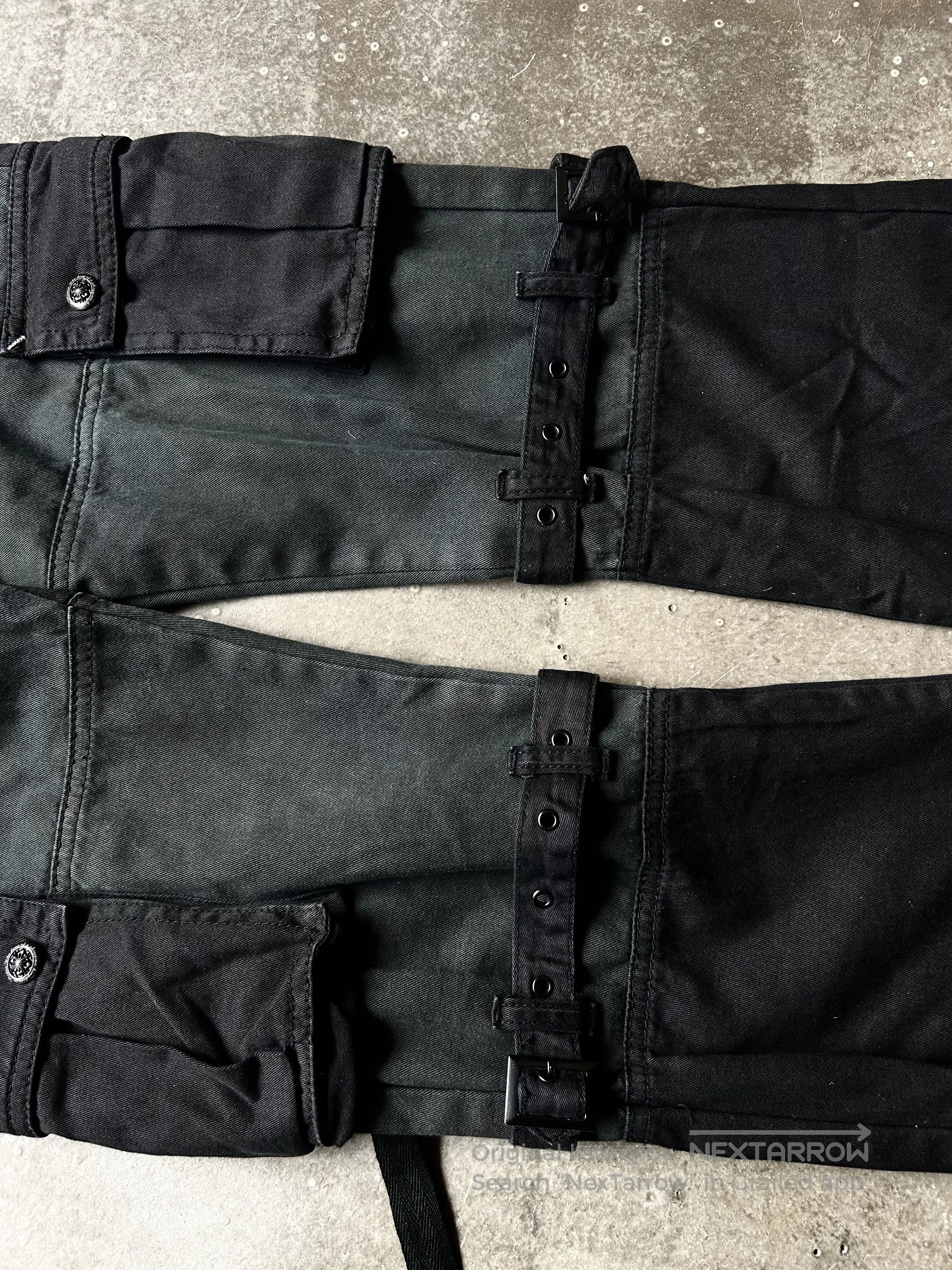 Vintage MIDAS Early Four-Chain Cargo Pants. Size US 44 / EU 60 - 6 Thumbnail