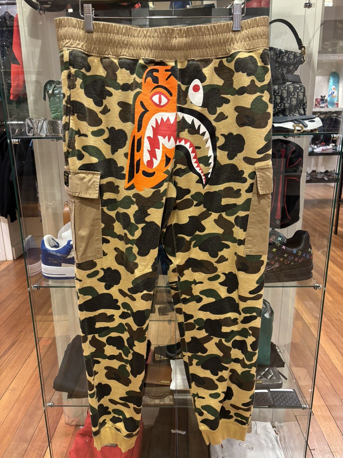 BAPE®✖︎READYMADE MULTI POCKET CARGO PANTS BAPE x READYMADE Multi Pocket Cargo Pants Olivedrab Men's