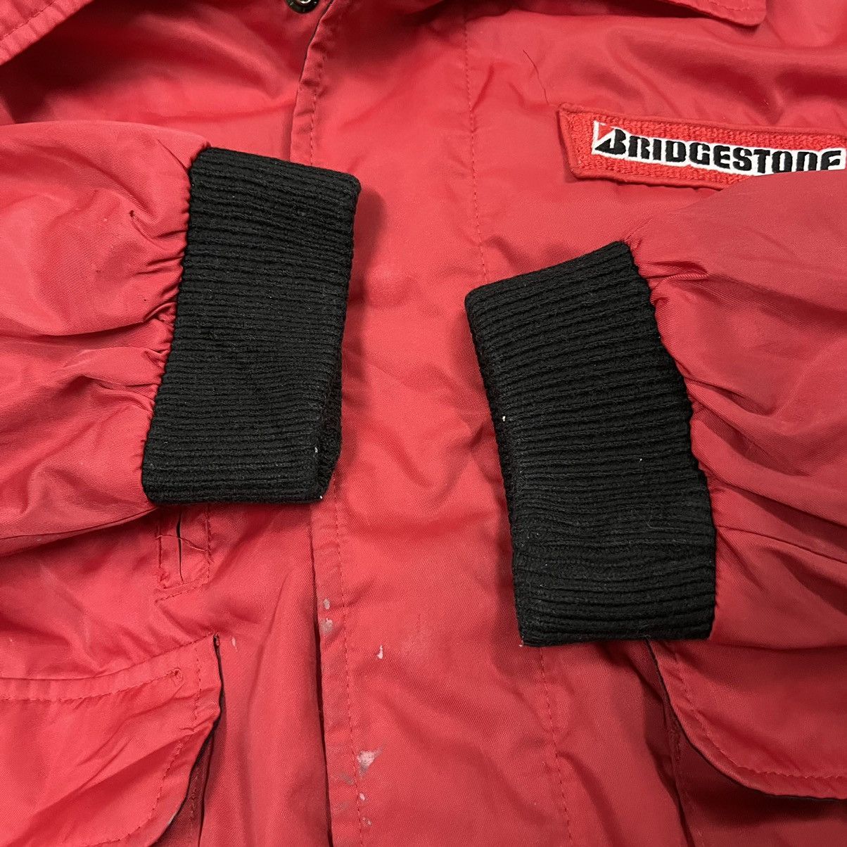 Vintage Vintage 90s BRIDGESTONE Jacket bomber Size US L / EU 52-54 / 3 - 7 Thumbnail
