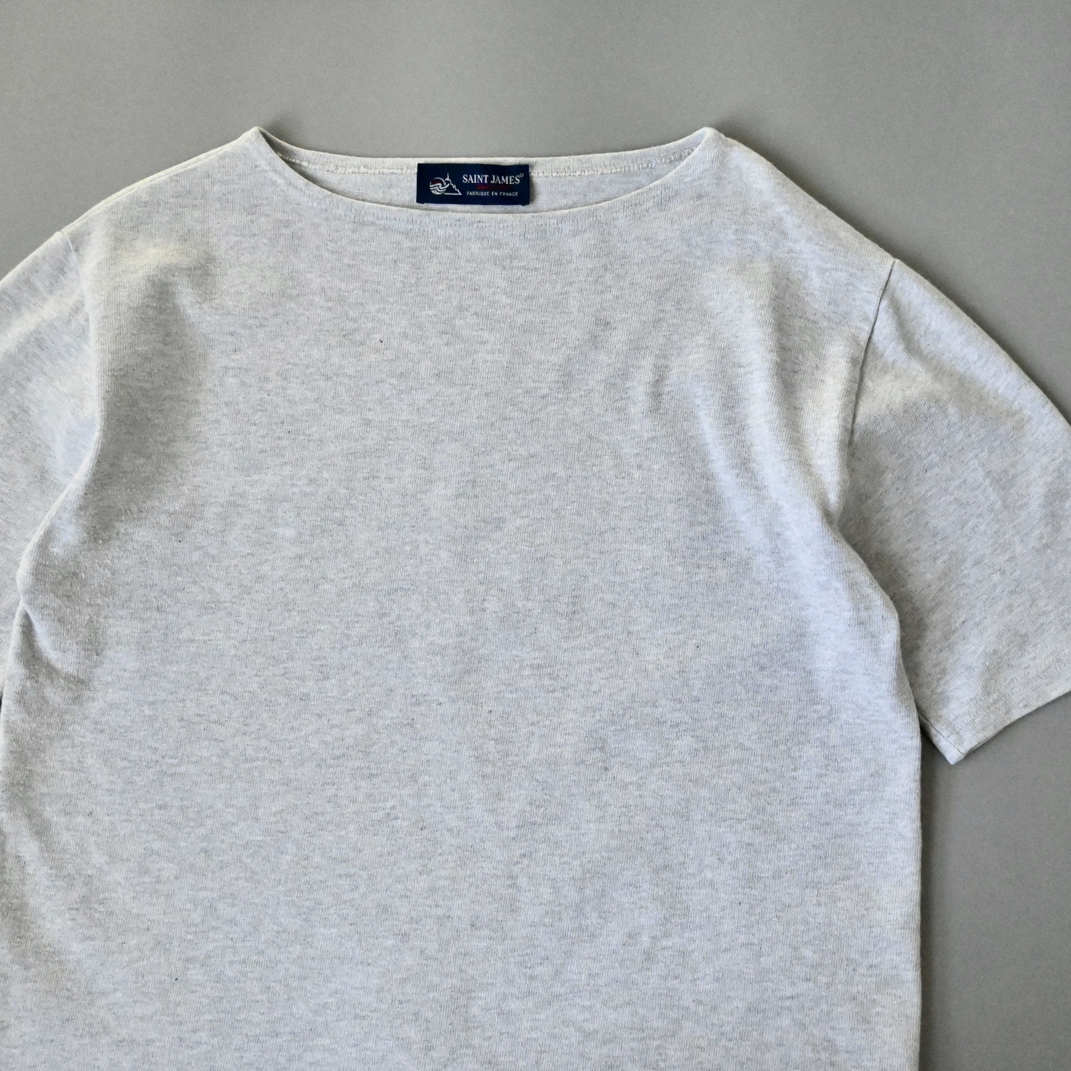 Saint James SAINT JAMES heavyweight cotton shirt, soild ash gray, 4 Size US M / EU 48-50 / 2 - 5 Thumbnail