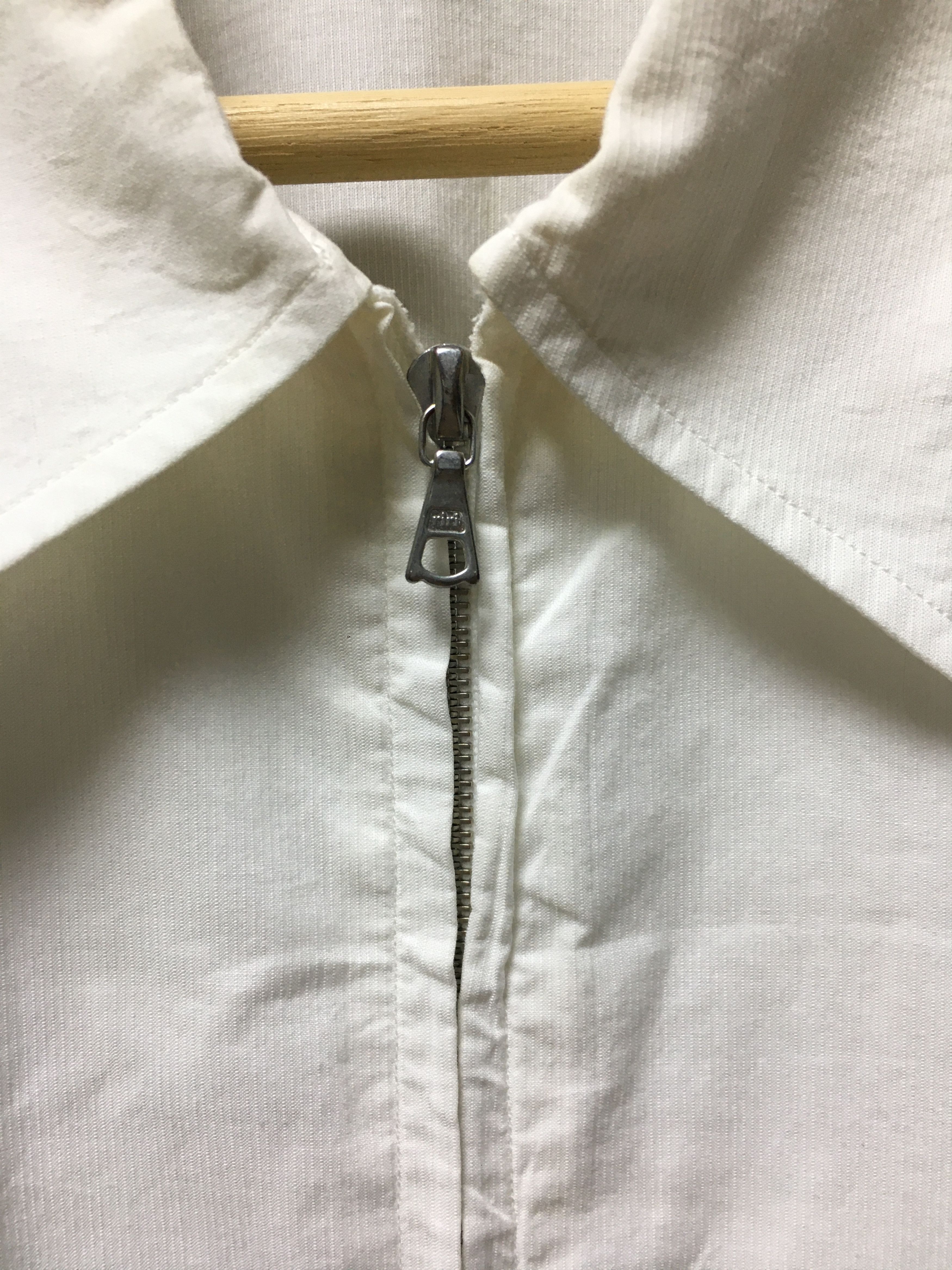 Dries Van Noten Dries Van Noten White Cotton Blouson Jacket Size Size US M / EU 48-50 / 2 - 3 Thumbnail