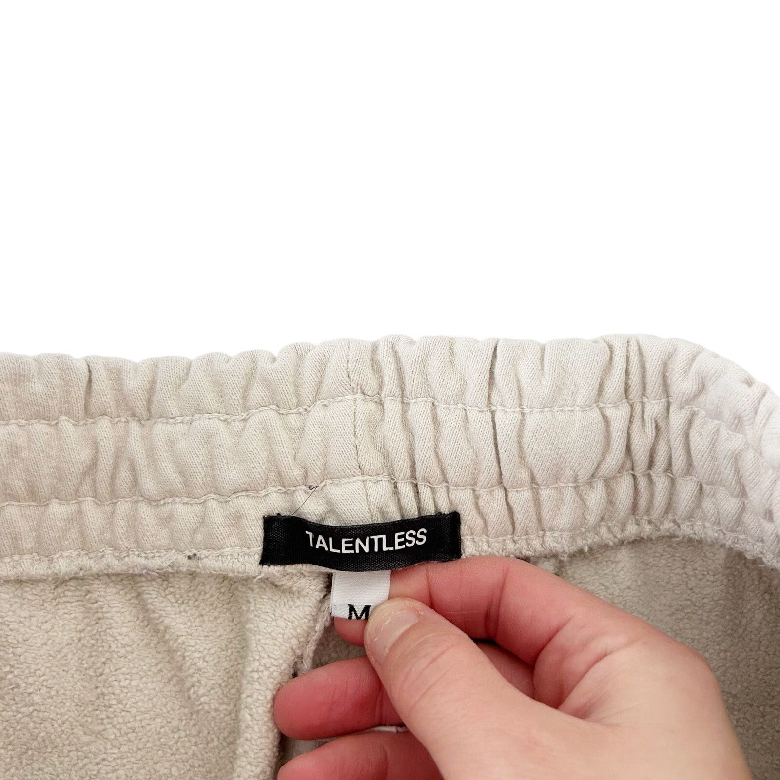 Talentless Talentless Cream Joggers Sz M Size 30" / US 8 / IT 44 - 3 Thumbnail